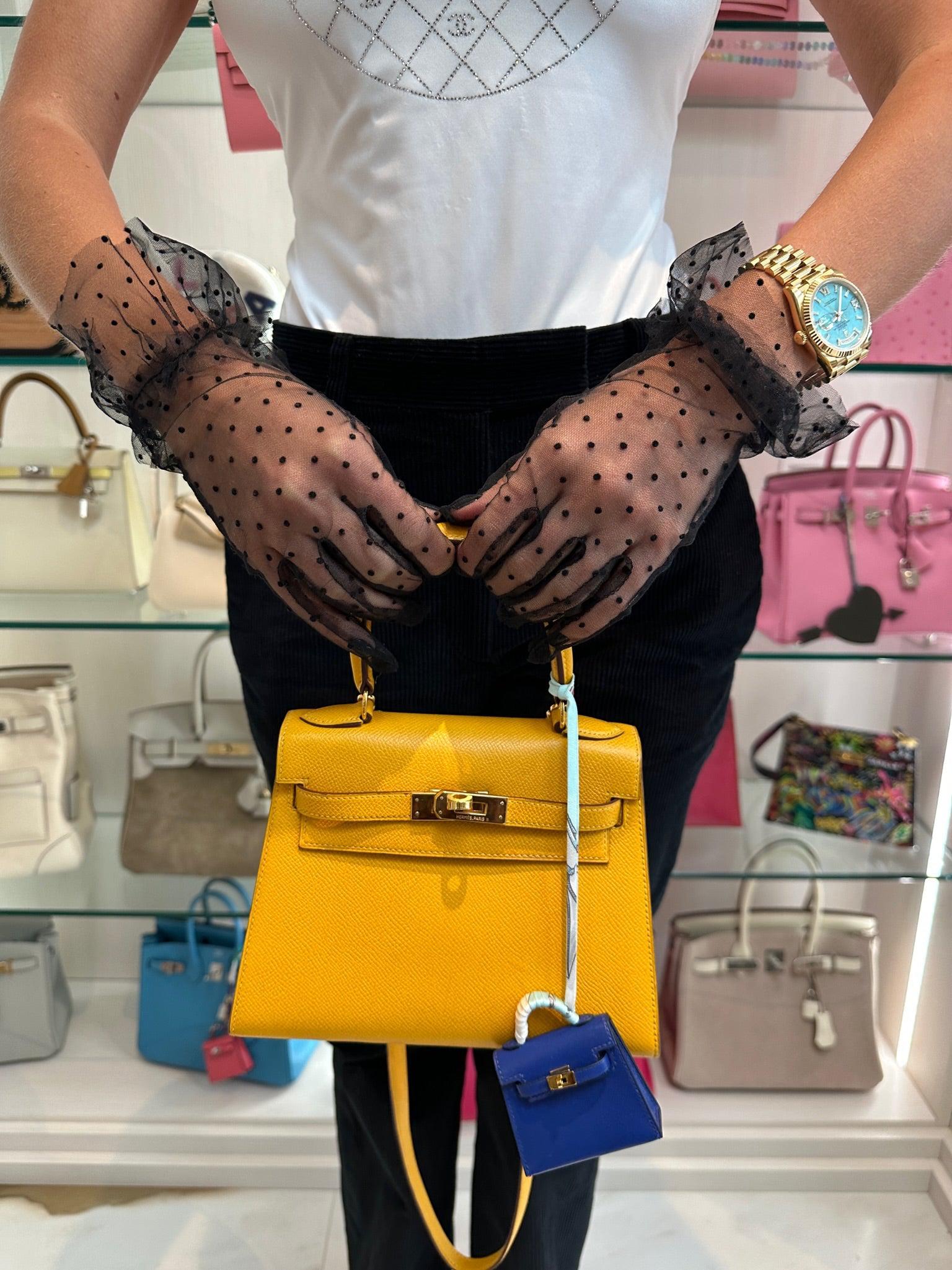 Hermès Kelly 20 Mini Sellier Jaune Courchevel leather Gold Hardware、mySite、garminoutage.com