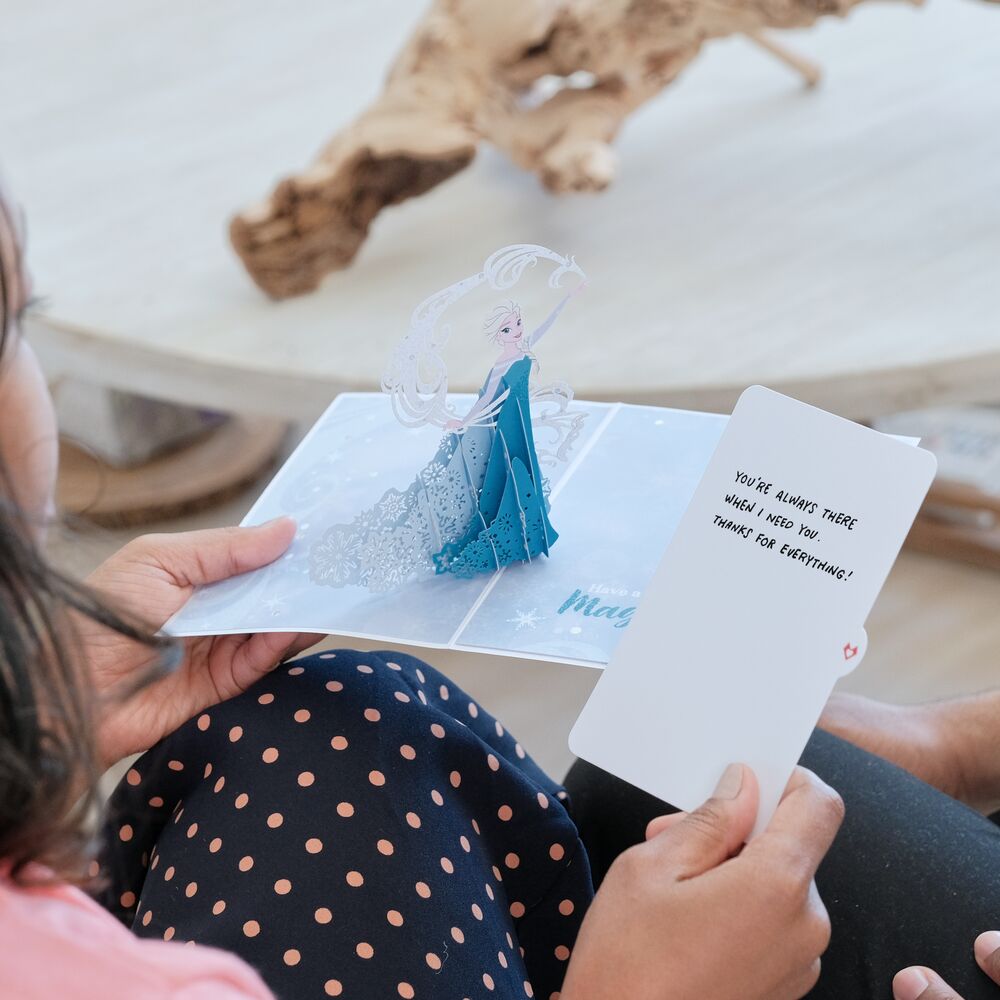 Disney Frozen Elsa Birthday Pop-Up Card、mySite、solidvoid