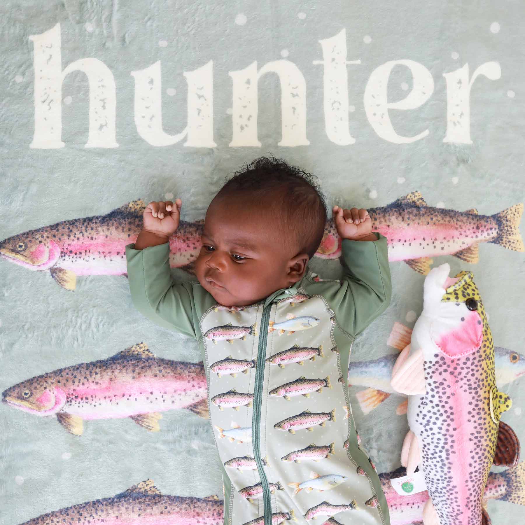  Freshwater Friends Personalized Kids Beach Towel、mySite、layawaytickets