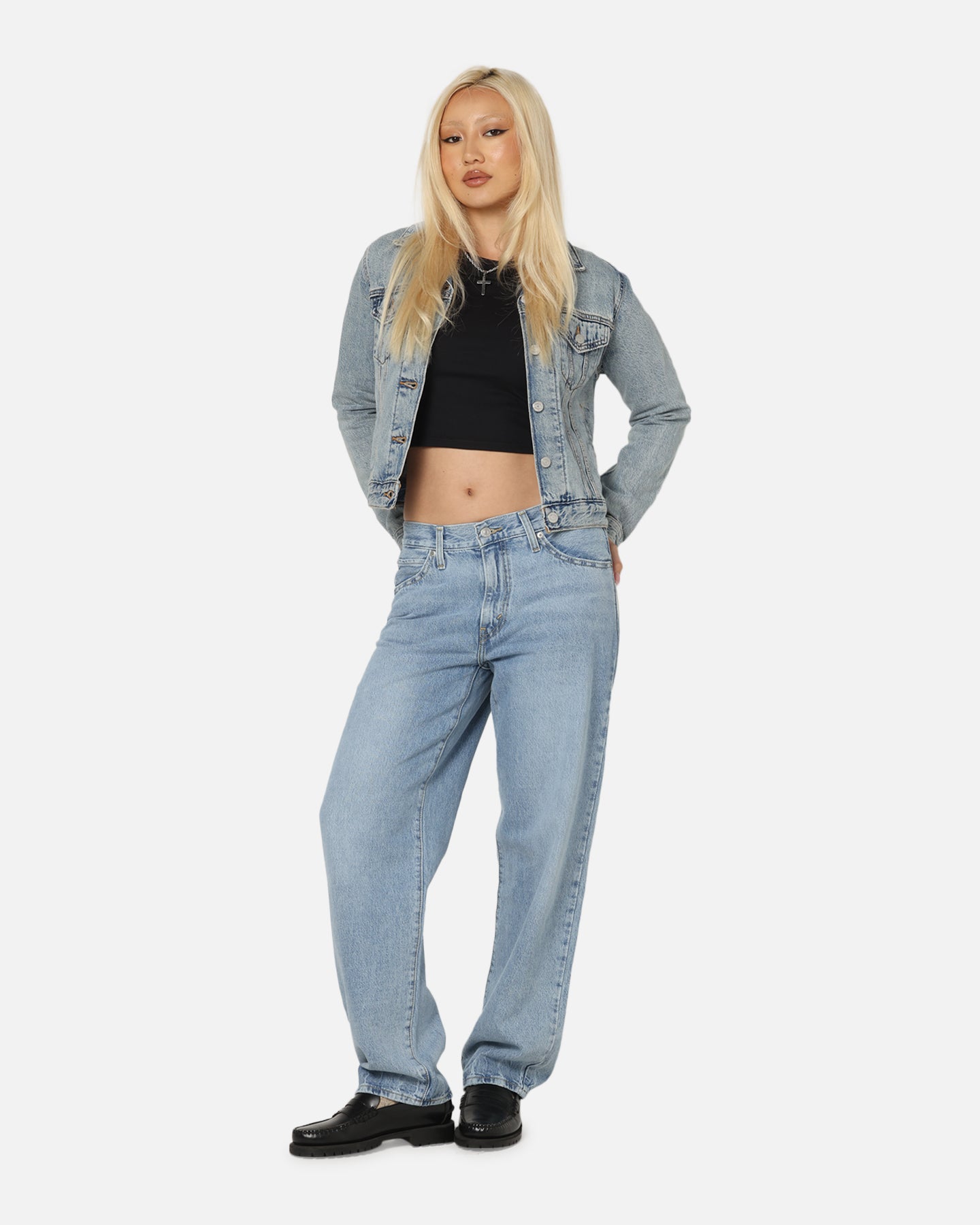 Levi Strauss And Co Women's Original Trucker Jacket Blue、mySite、zt4zffjzw