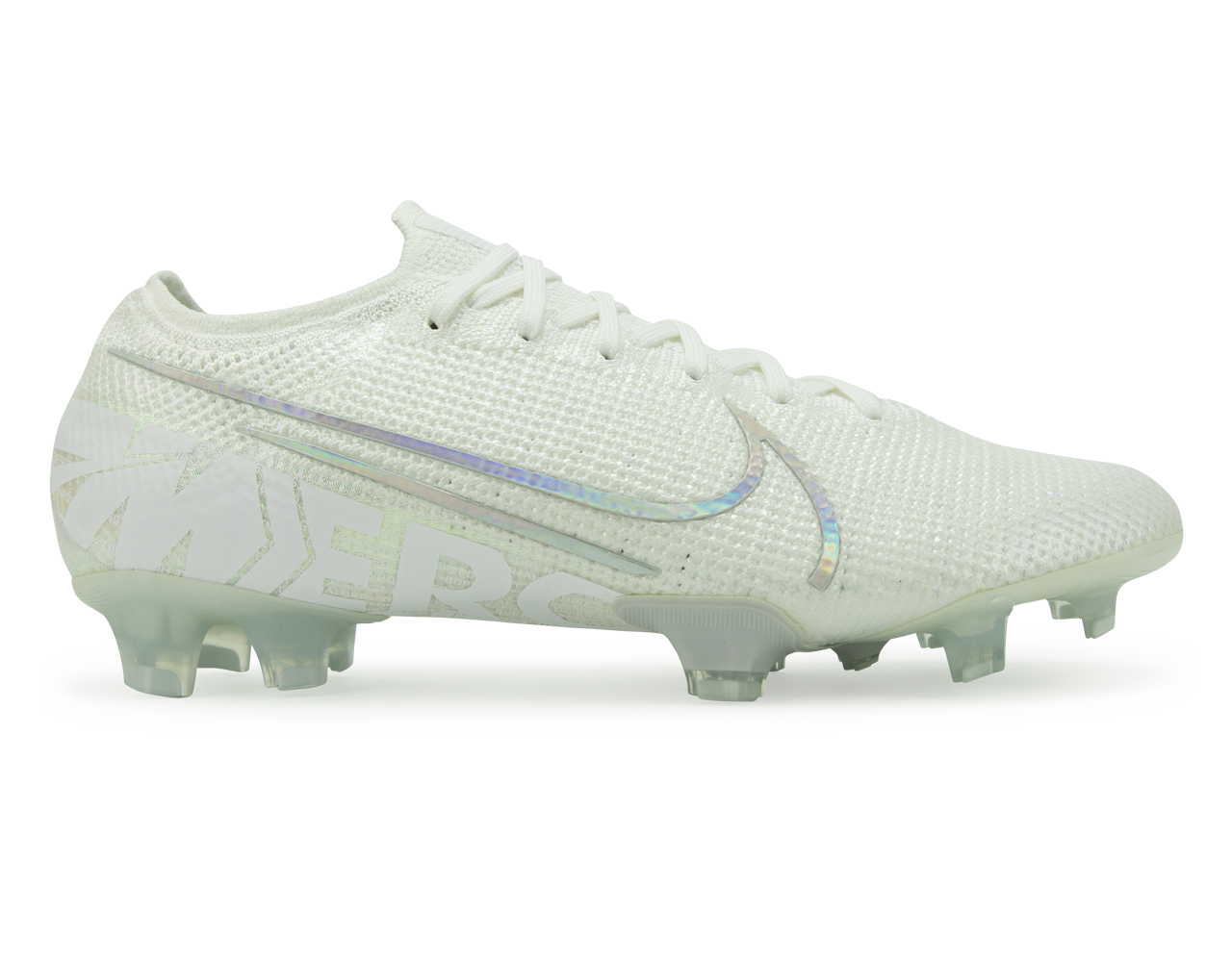 Nike Men's Mercurial Vapor 13 Elite FG White/Metallic Platinum、mySite、noshort