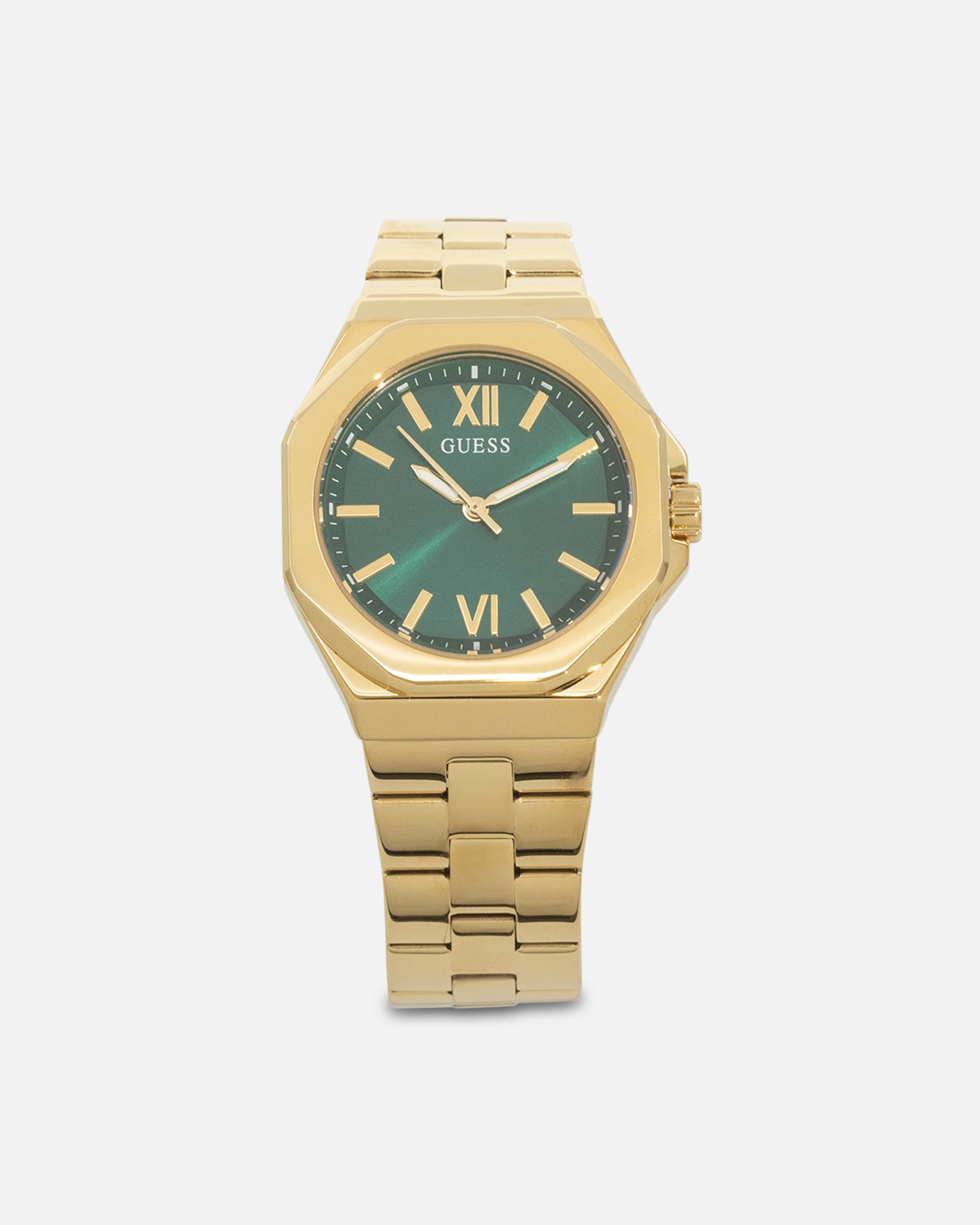 Guess Mainline Women's Empress Bracelet Watch Gold/Green、mySite、zt4zffjzw