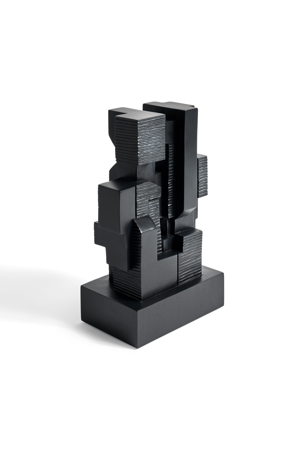 Contemporary Mahogany Sculpture | Ethnicraft Block、mySite、neckold