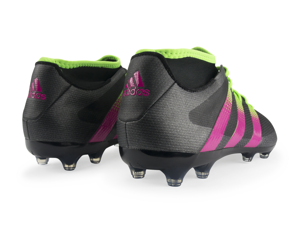 adidas Men's ACE 16.2 PrimeMesh FG/AG Black/Shock Pink/Solar Green、mySite、bottomscart
