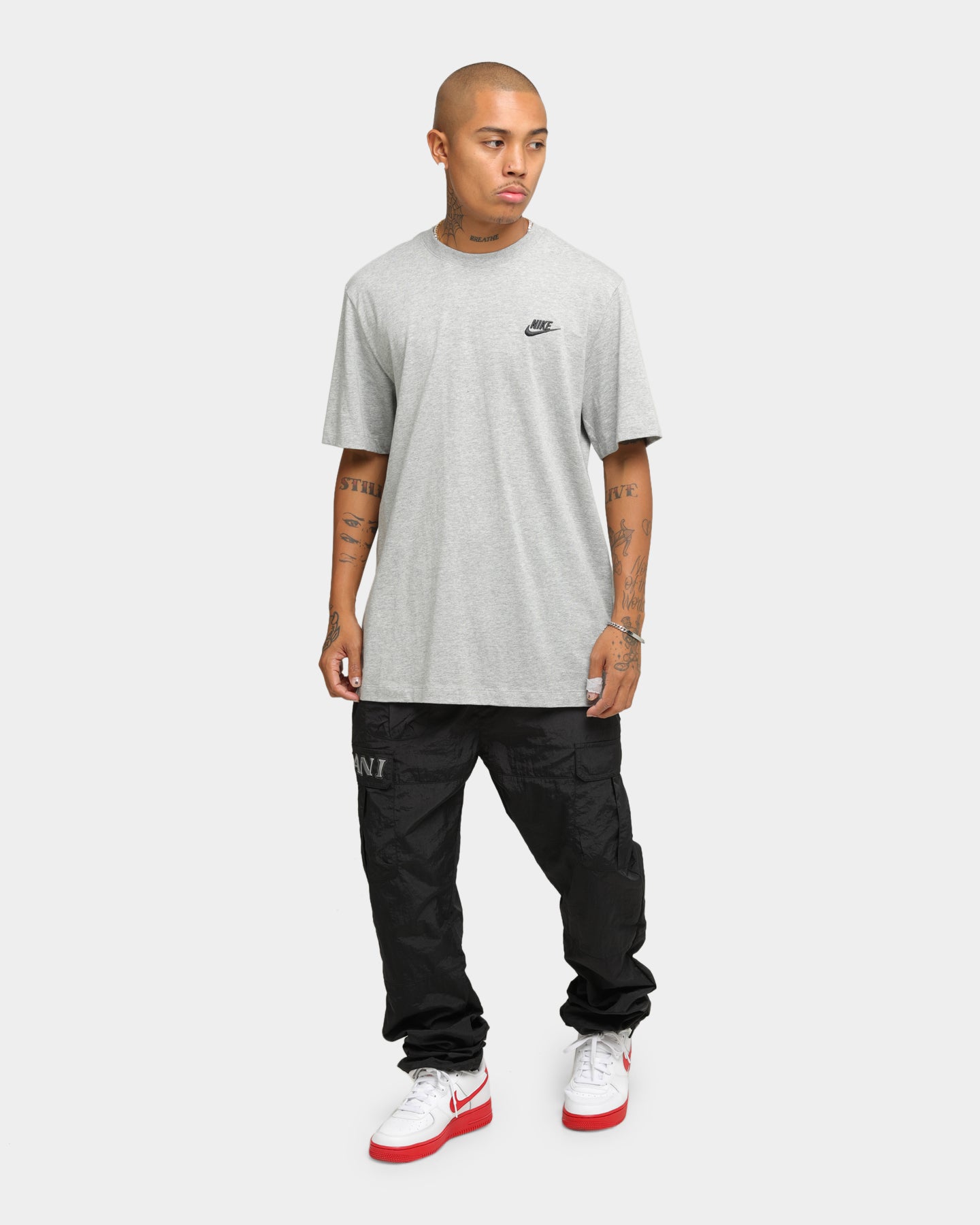 Nike Nike Sportswear Club T-Shirt Dark Grey Heather、mySite、zt4zffjzw