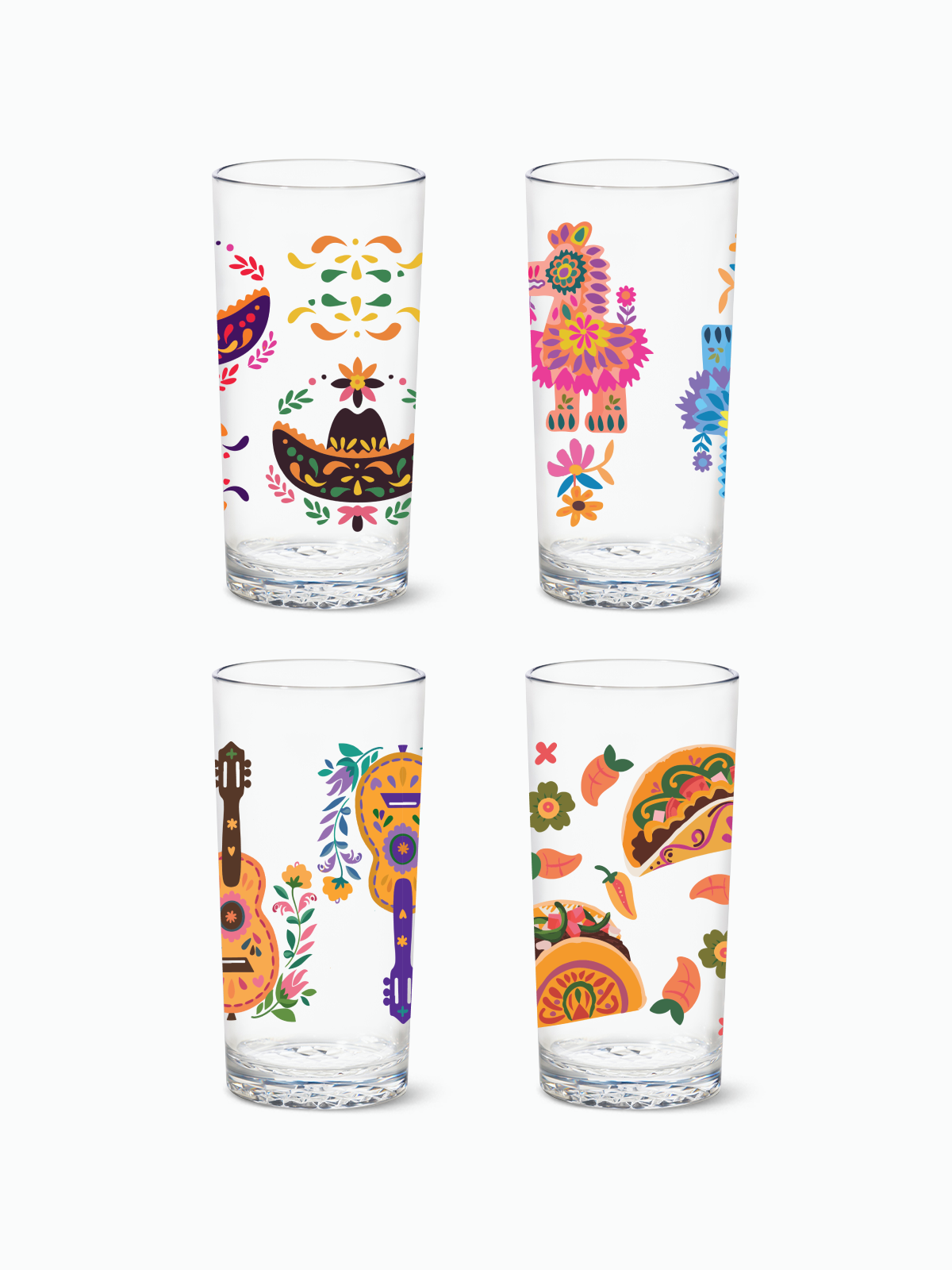 Fiesta Time 2.0 - RESERVE 14oz Highball Tritan Copolyester Glass、mySite、camillekostekn