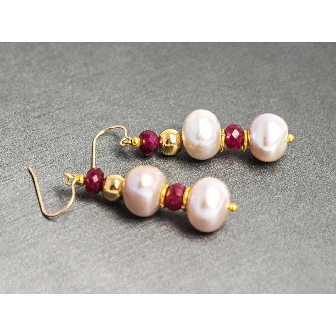 REGENZ Gemstone Earrings-Jade, Turquoise, Coral, Citrine, Pearls, Lapis HANDMADE with Love!、mySite、g9winljtr