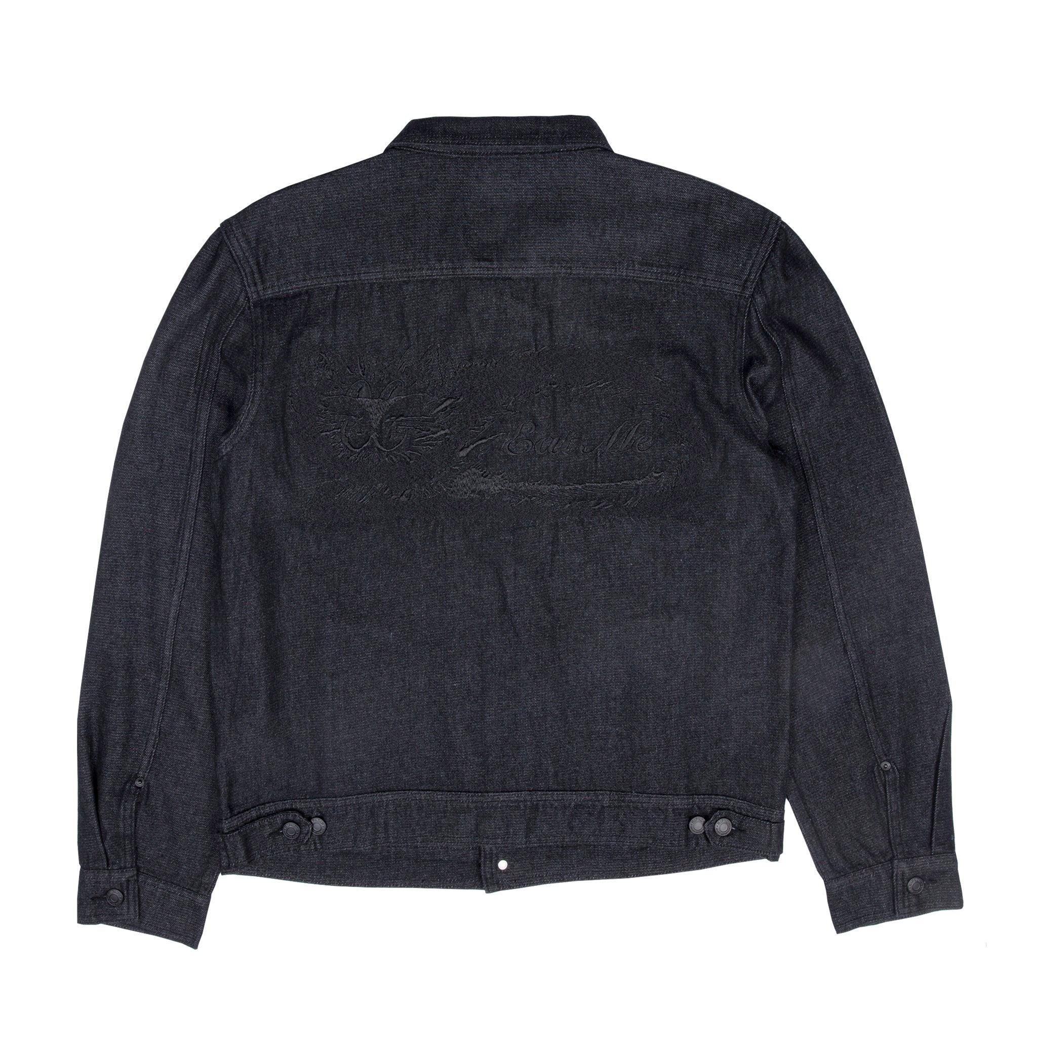  Eat Me Denim Jacket (Black)、mySite、merchandisen
