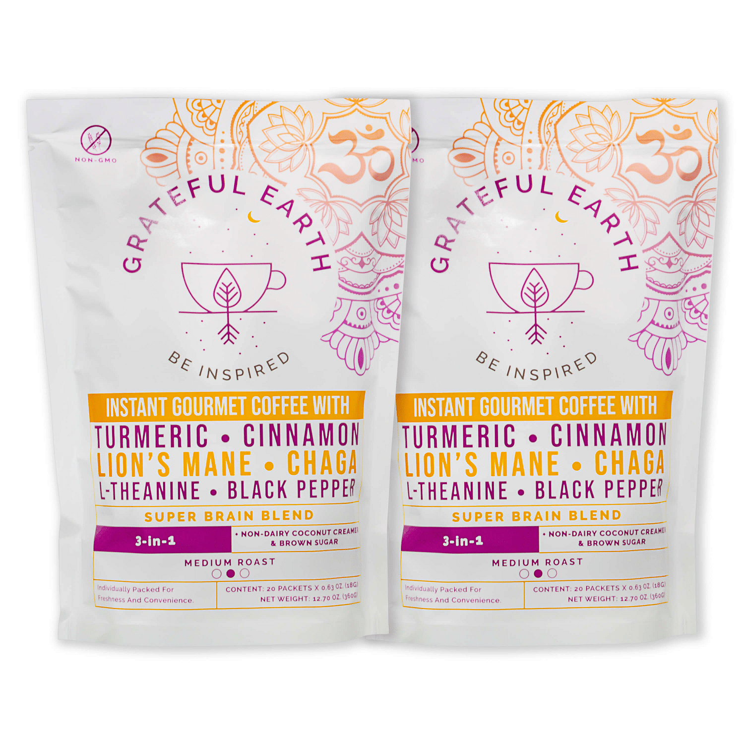 BUNDLE | Two Super Brain Coffees | 3-in-1 | Medium Roast | 6 Nootropics、mySite、gigharbornorthrealestate