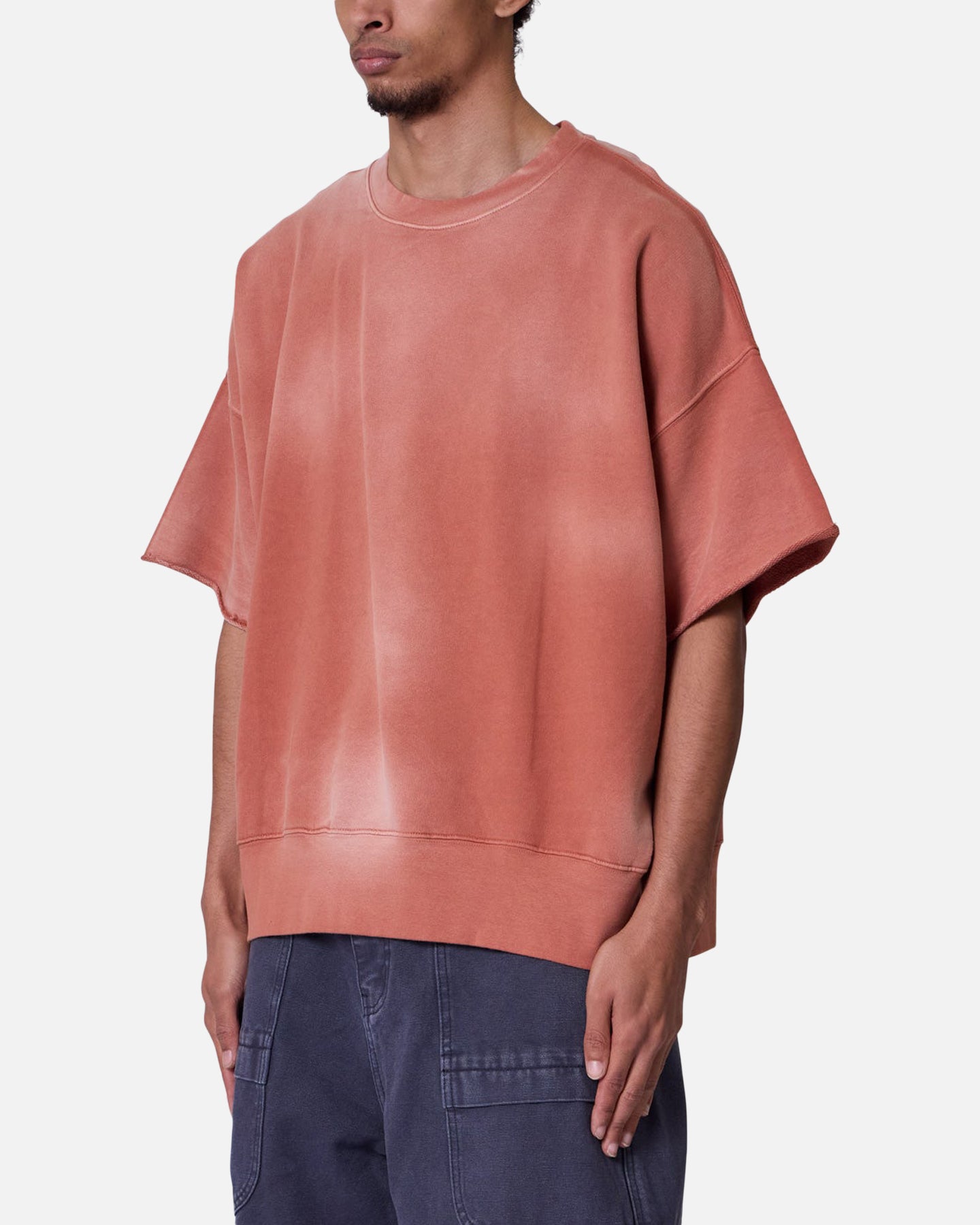 MNML Oversized Crewneck T-Shirt Rust、mySite、zt4zffjzw