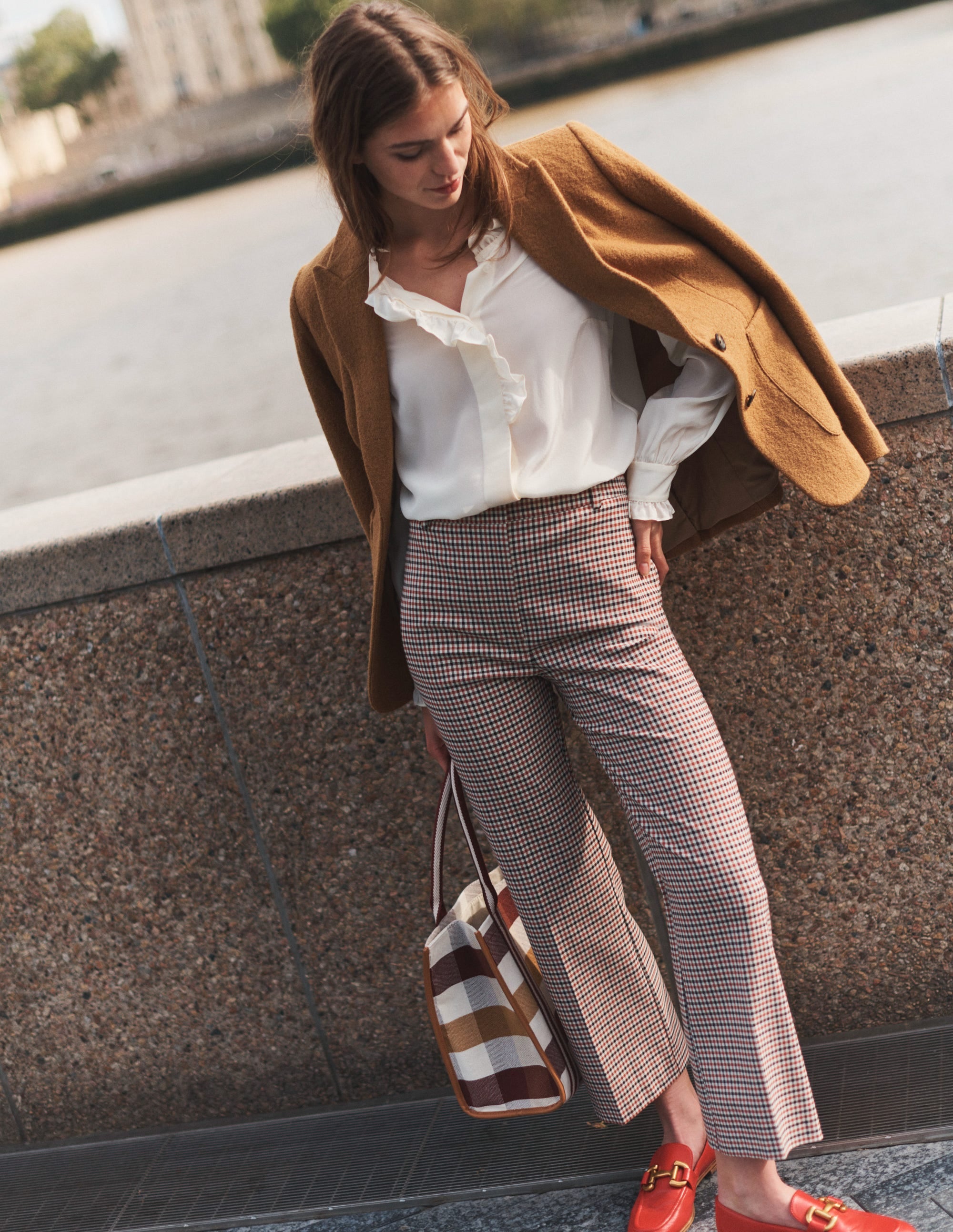  The Marylebone Textured Blazer-Camel、mySite、ashleygrahame