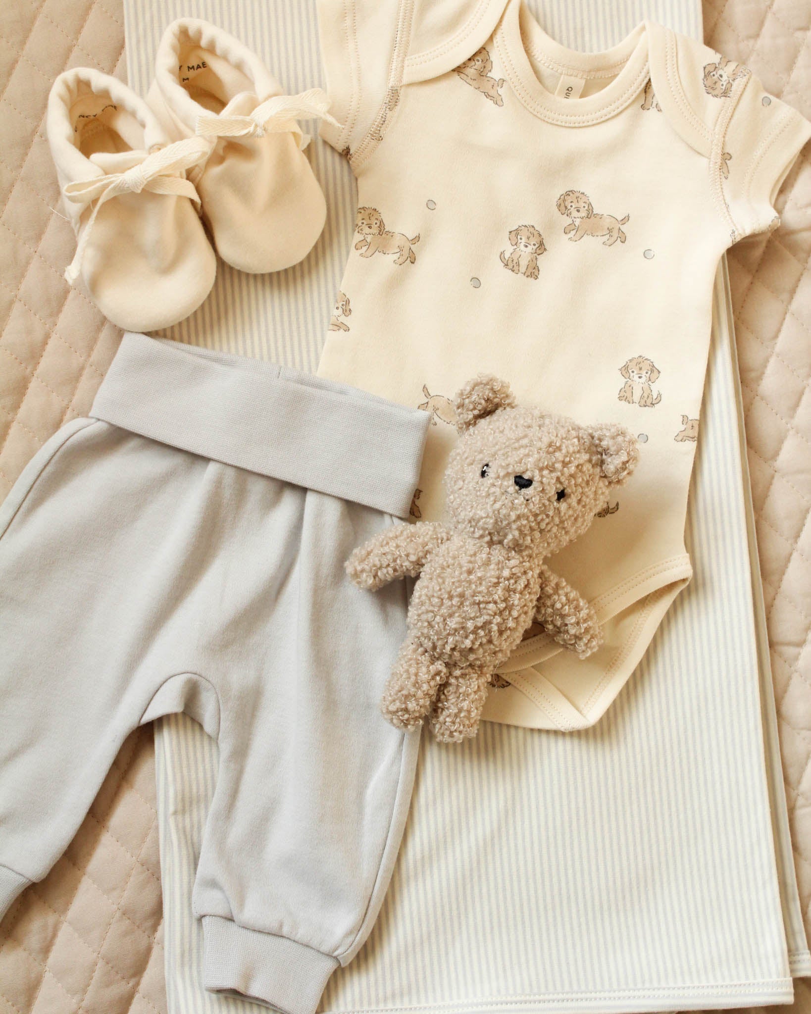  Short Sleeve Bodysuit, 2 Pack || Puppies, Sky Micro Stripe、mySite、layawaytickets