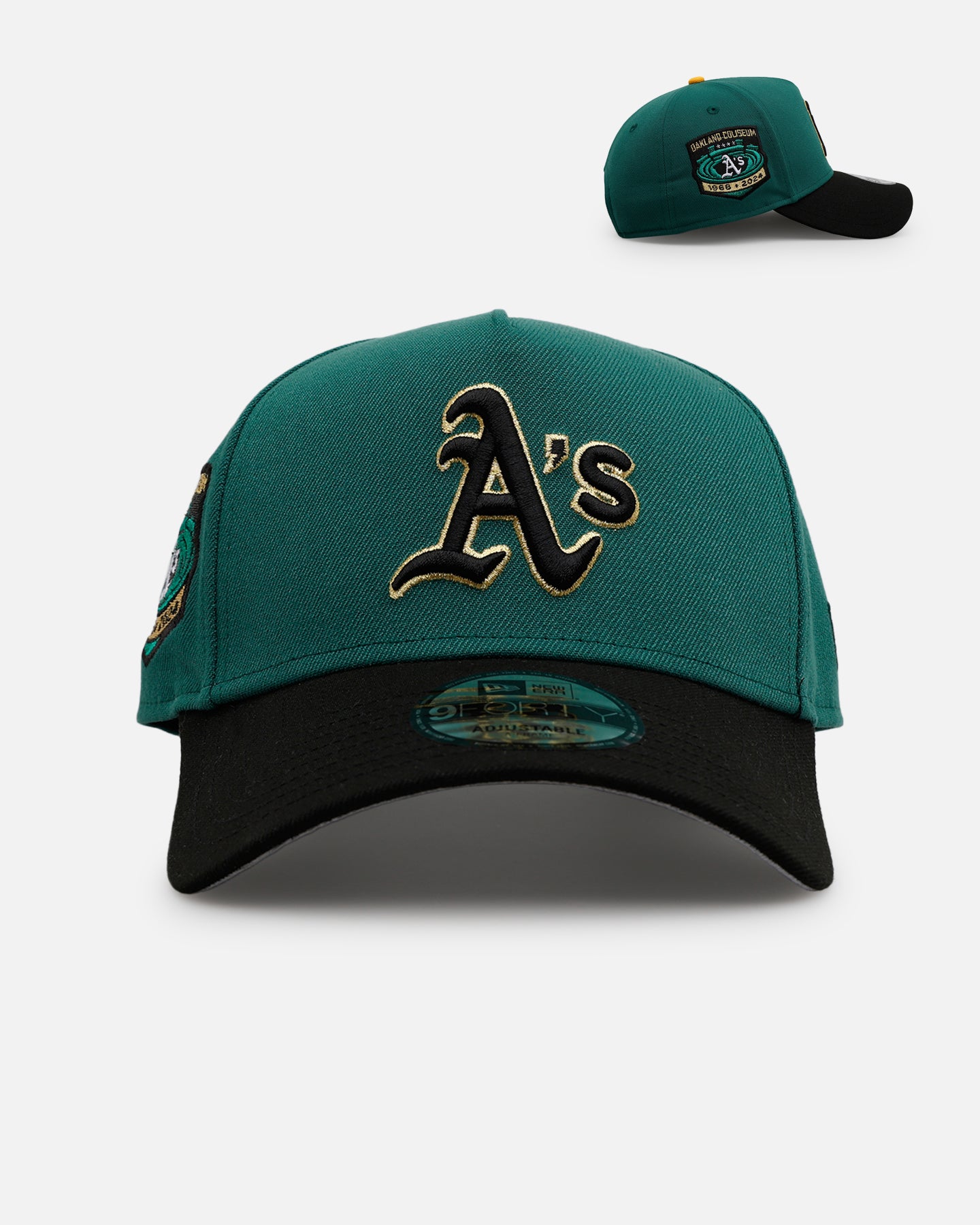 New Era Oakland Athletics 'Oakland Forever' 9FORTY A-Frame Snapback Green/Black、mySite、zt4zffjzw