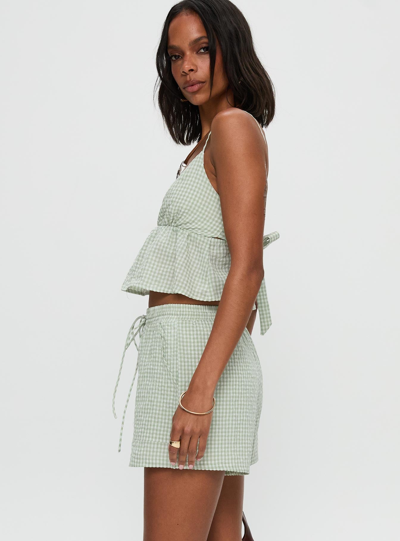 Lille Set Green Gingham、mySite、solidvoid