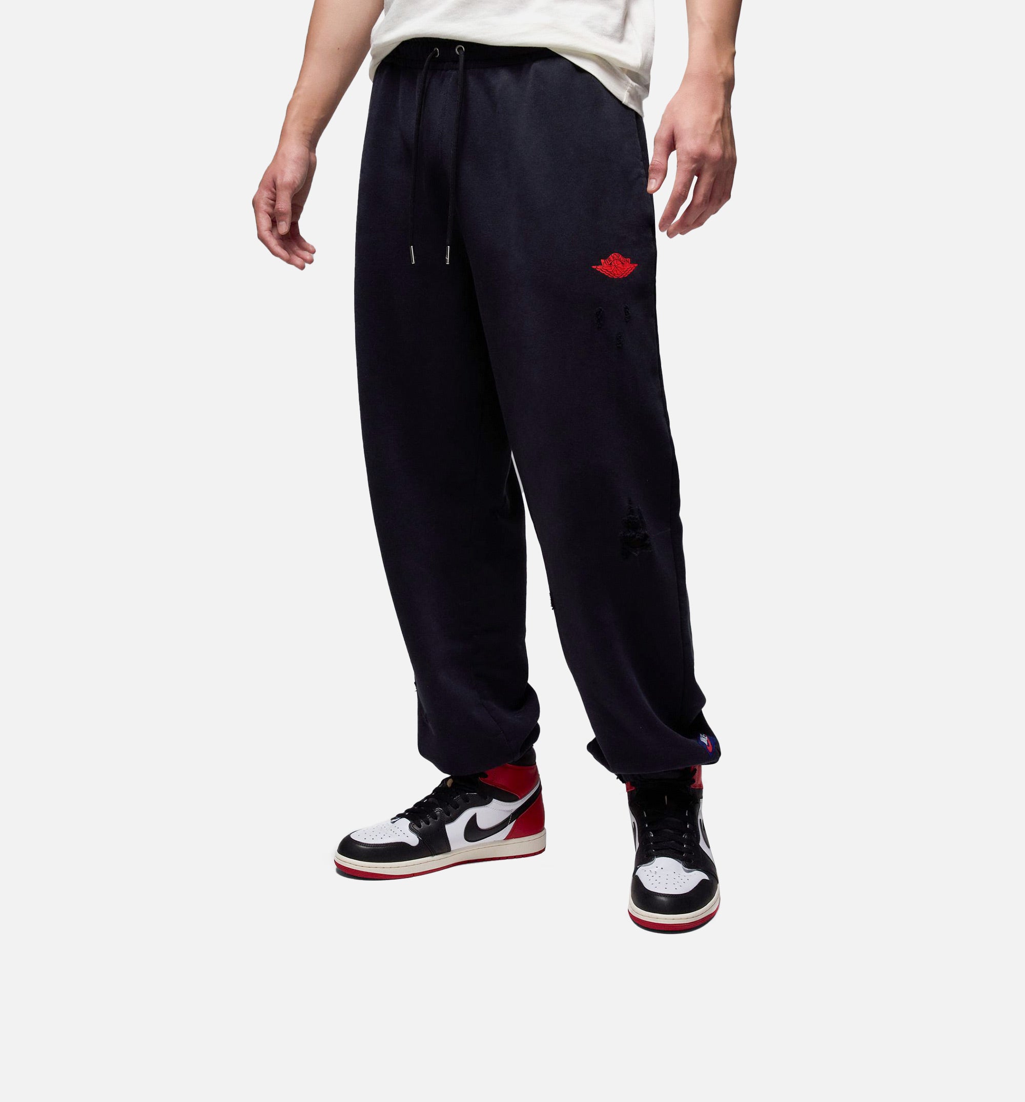 JDN Rare Air Fleece Mens Pant - Black/Red、mySite、dreamappss