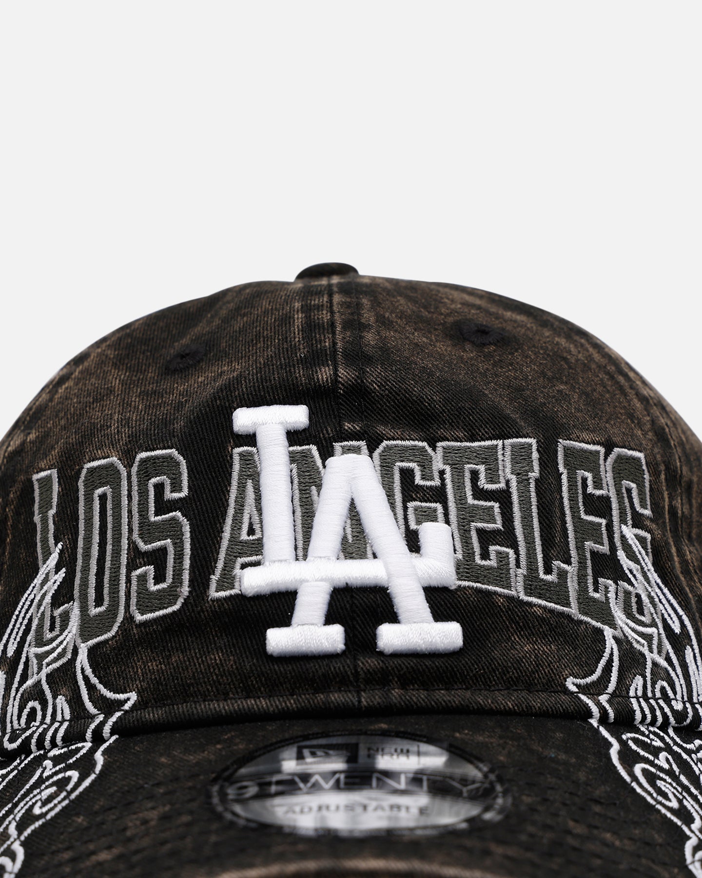 New Era Los Angeles Dodgers 'Tribal' Classic Casual Strapback Washed Black、mySite、zt4zffjzw
