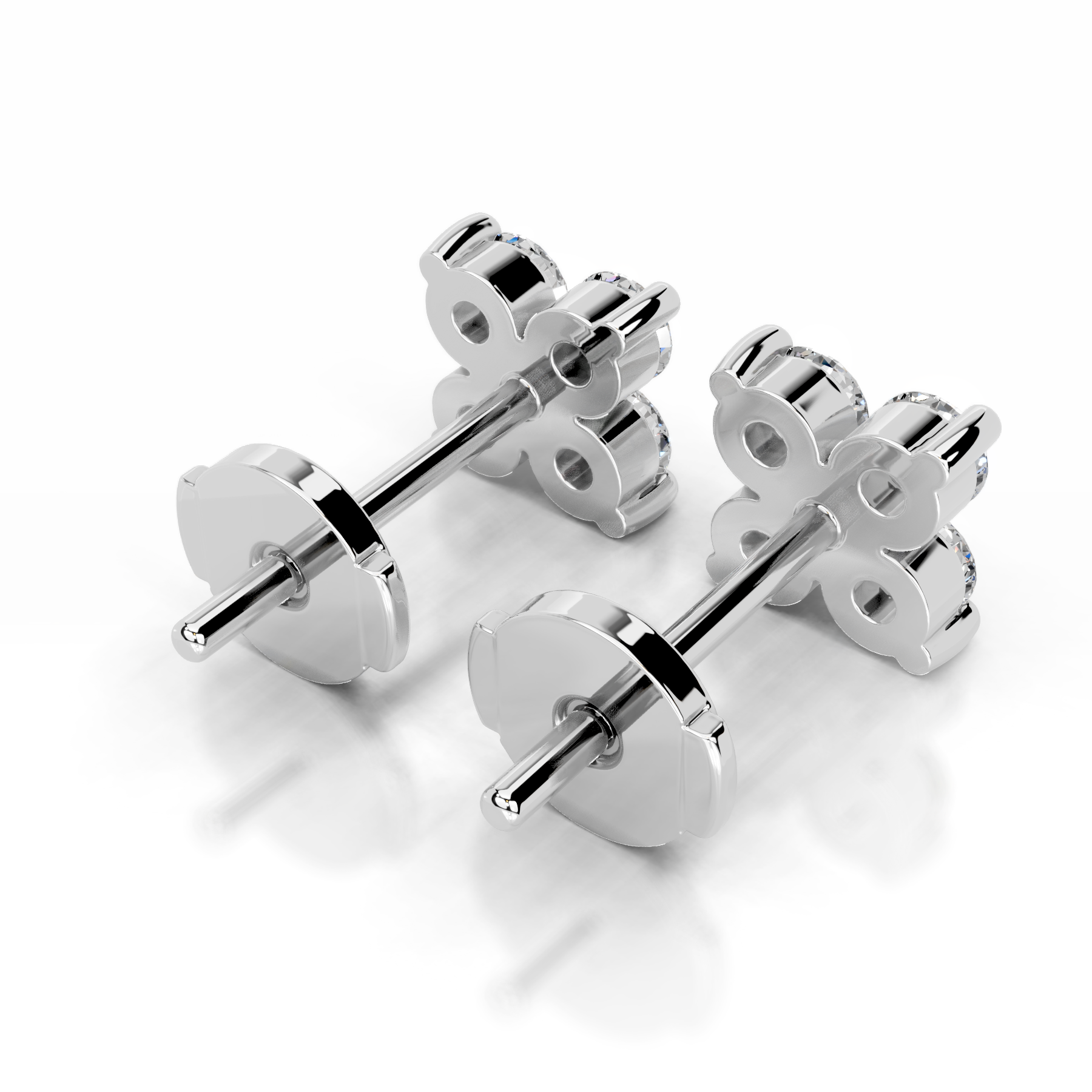 Aurelia Diamond Studs Earrings (0.40 Carat) -14K White Gold、mySite、hinf8tx79
