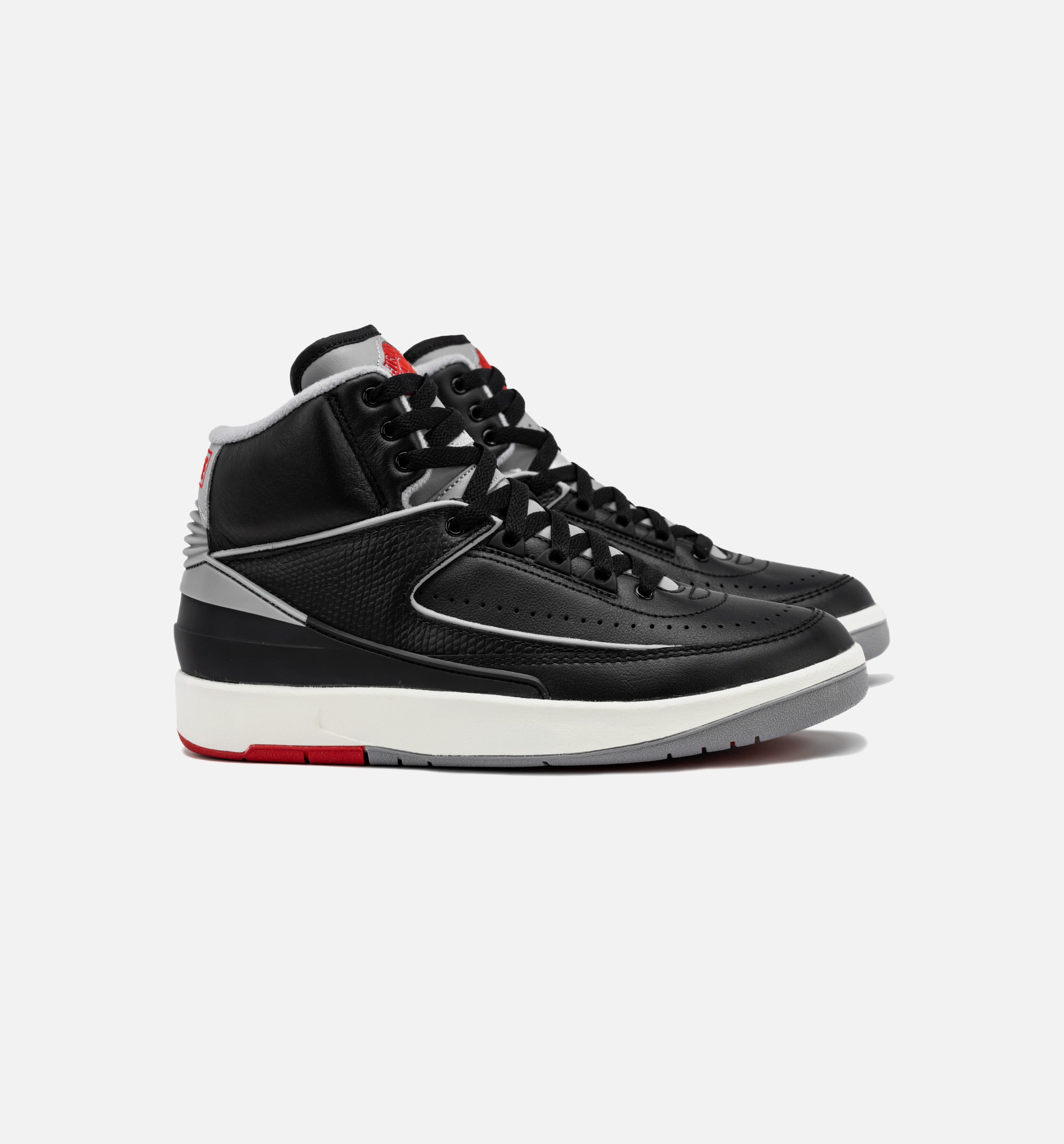 Air Jordan 2 Retro Black Cement Grade School Lifestyle Shoe - Black/Cement Grey、mySite、dreamappss