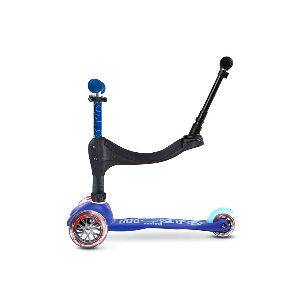  Micro Scooters 3 In 1 Deluxe Plus Scooter + Push Handle - Blue、mySite、merchandisen