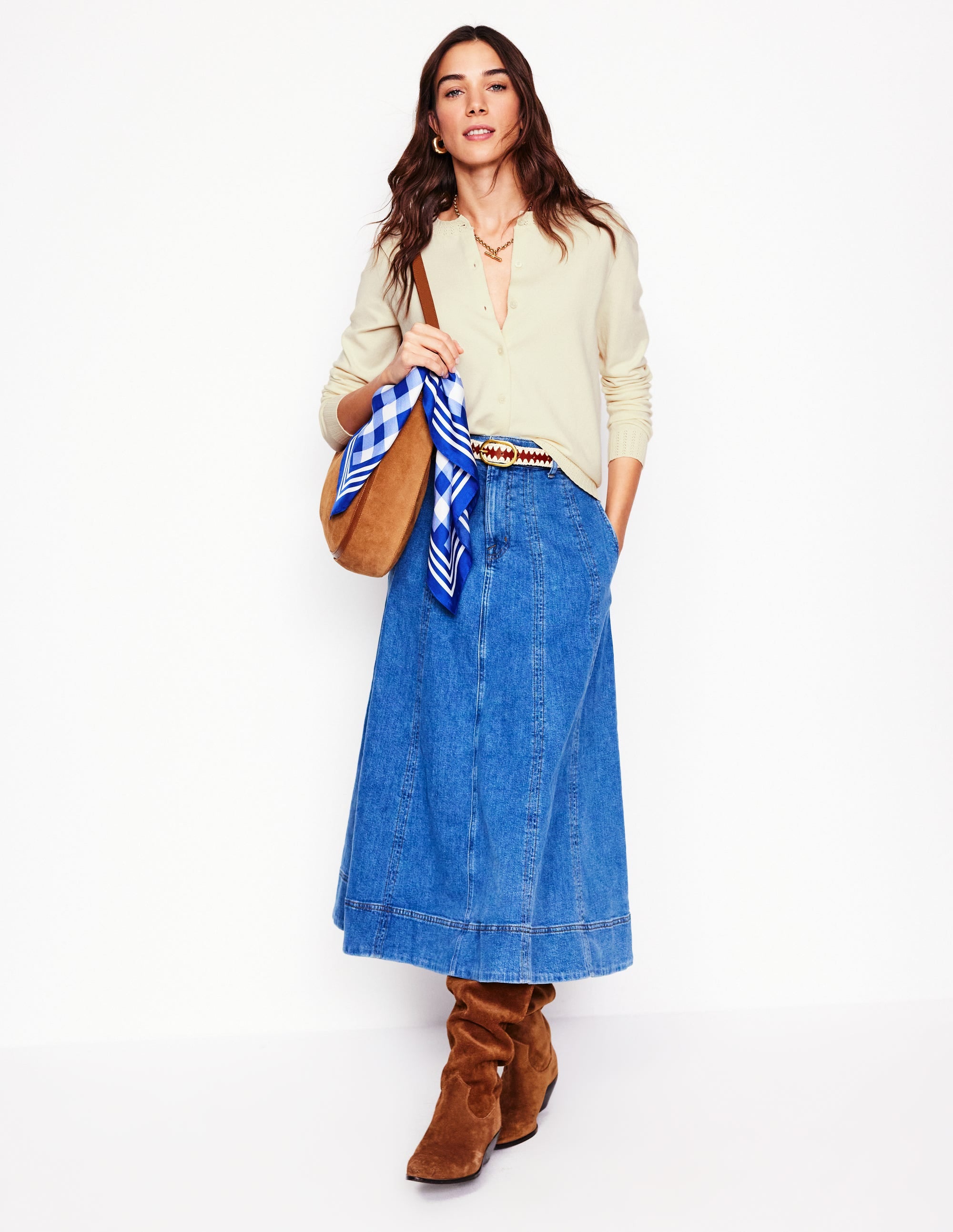  Emilia Cotton Crew Cardigan-Warm Ivory、mySite、ashleygrahame