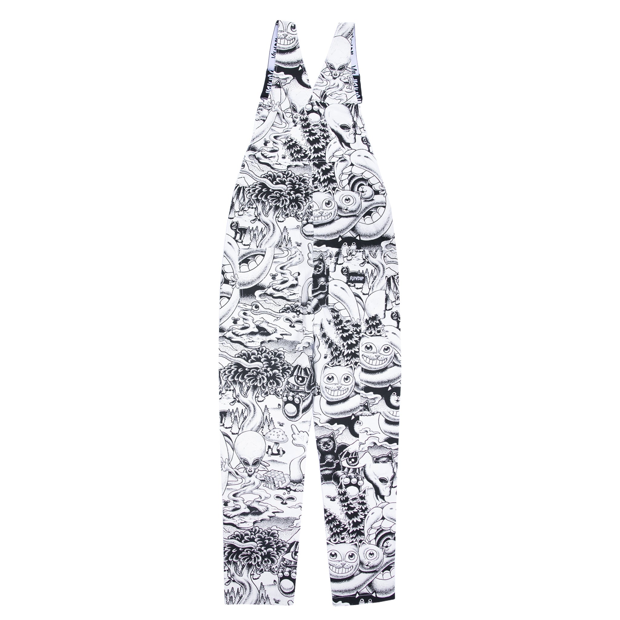  Dark Twisted Fantasy Overalls (Black/White)、mySite、merchandisen