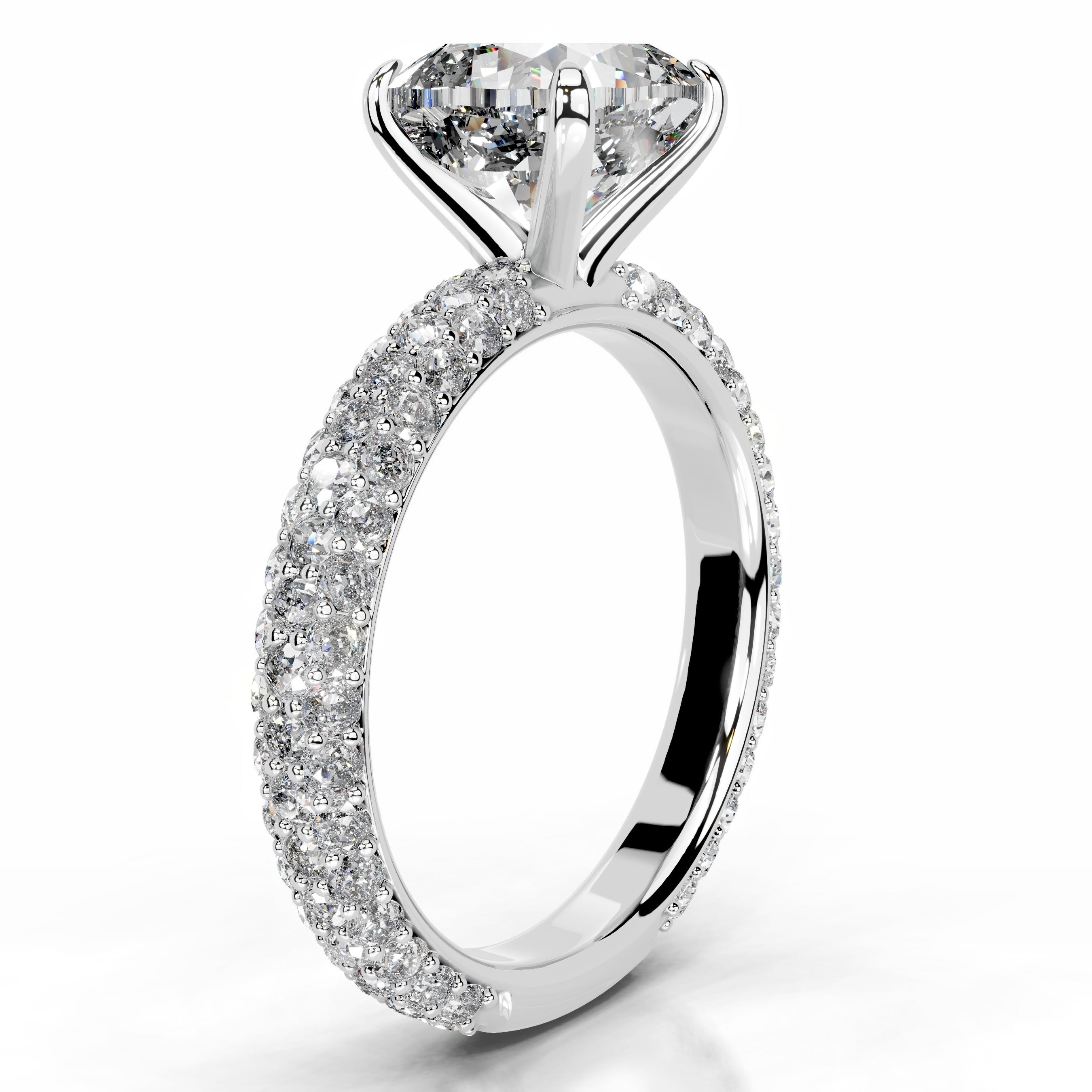 Charlotte Diamond Engagement Ring - Platinum、mySite、hinf8tx79