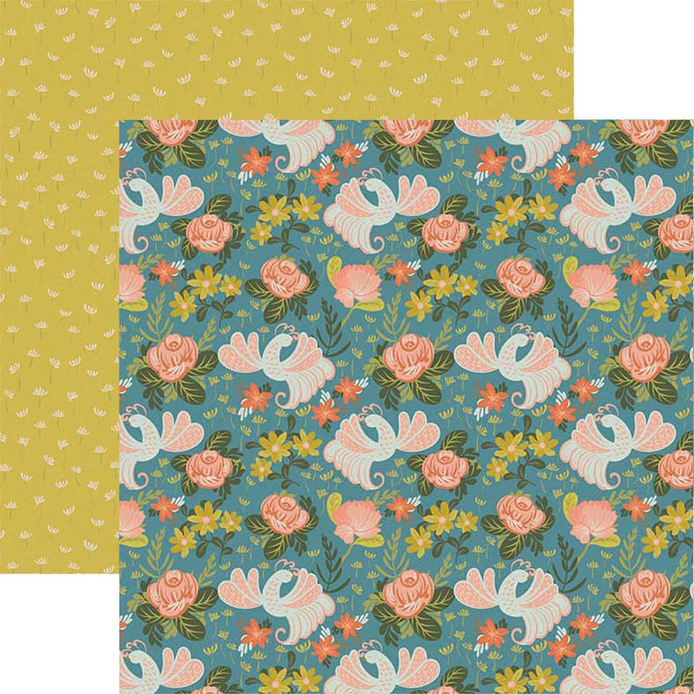  BACKYARD GARDEN PATTERN 12 X12 SCRAPBOOK PAPER SET、mySite、ghnorth