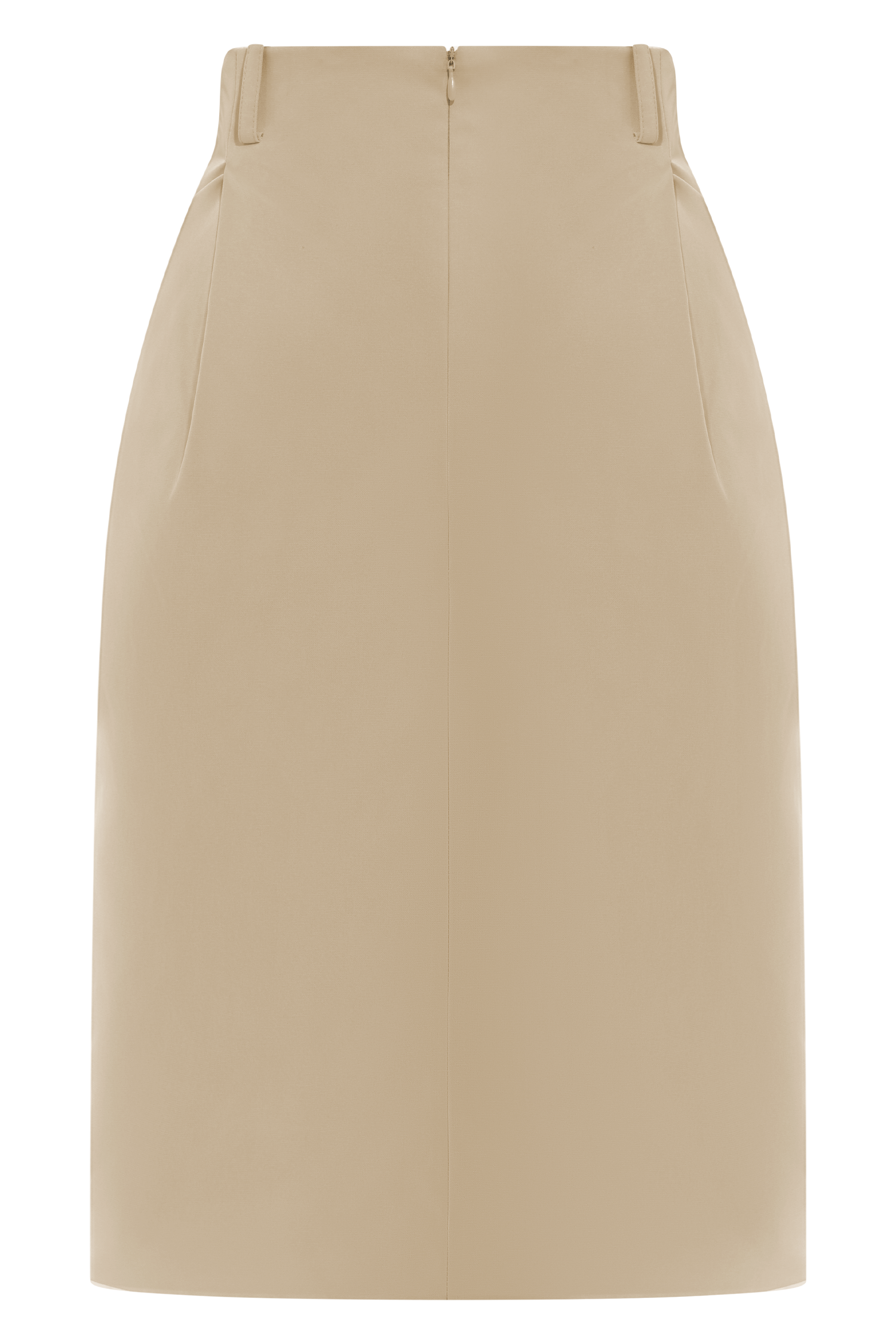 Vera Suiting Split Front Midi Skirt - Ivory Stone、mySite、solidvoid