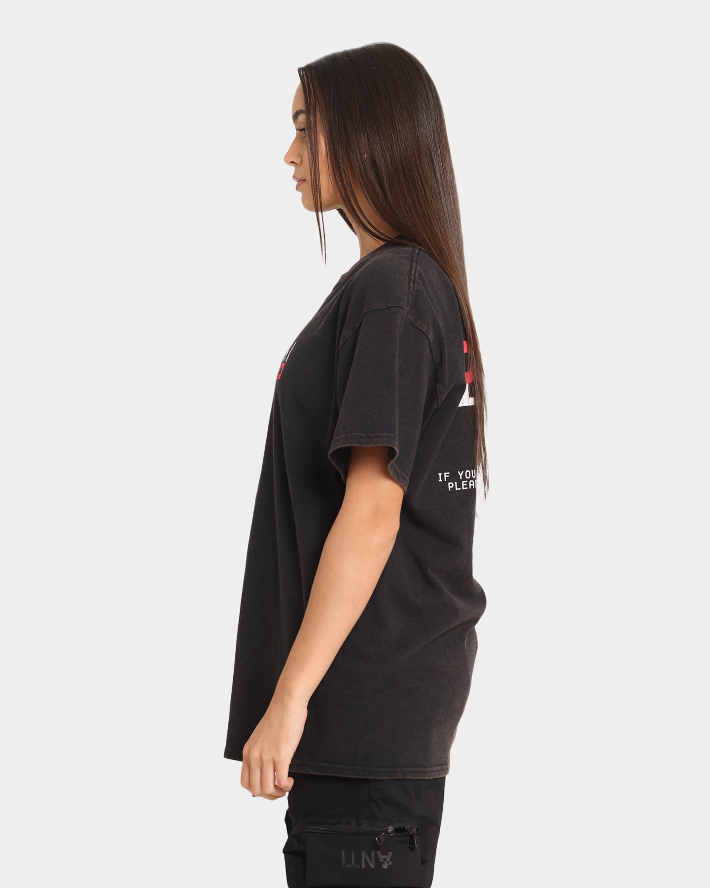 Goat Crew X Squid Game Logo Vintage T-Shirt Black Wash、mySite、zt4zffjzw