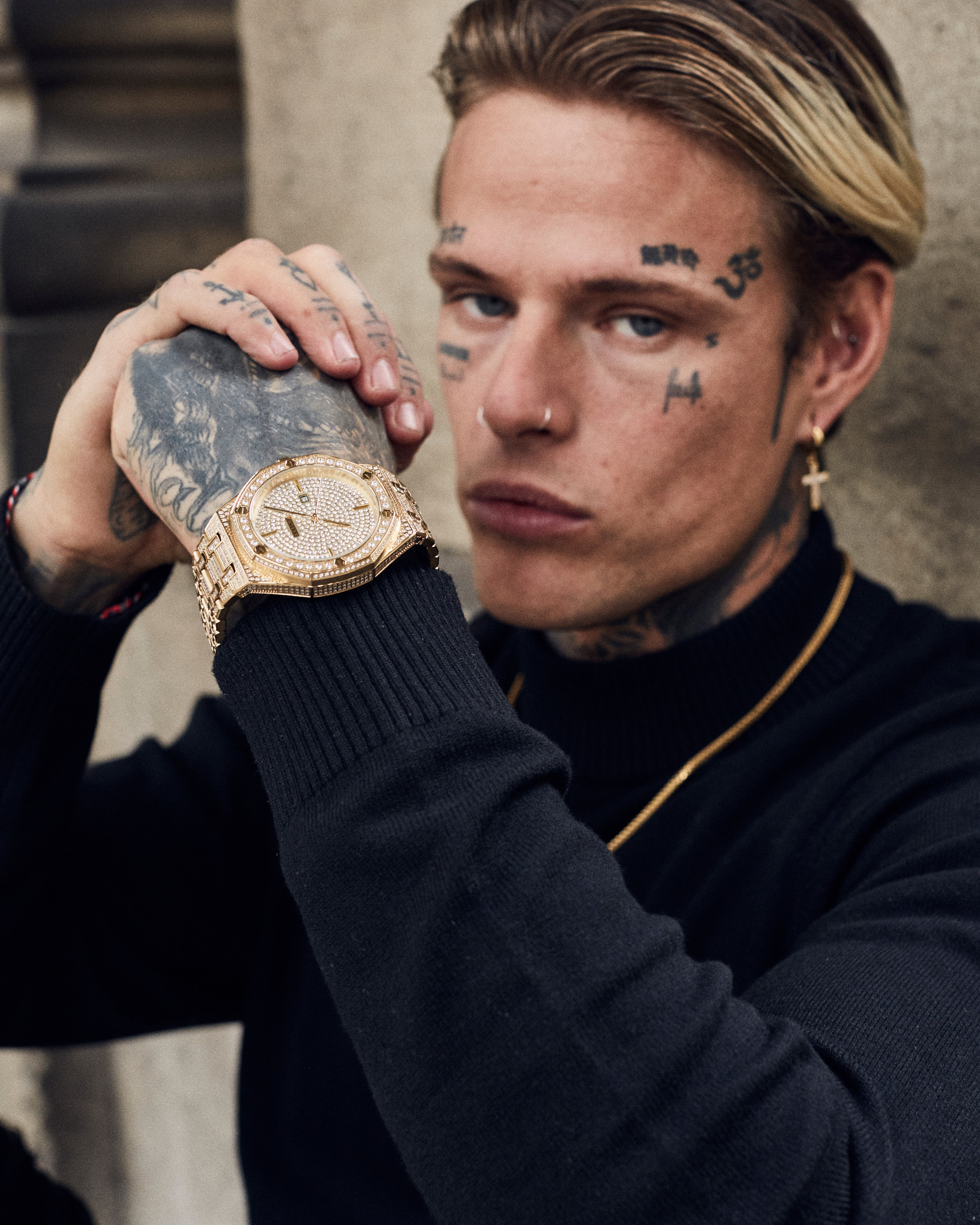 Saint Morta Medio Premierre Watch Iced Gold、mySite、zt4zffjzw