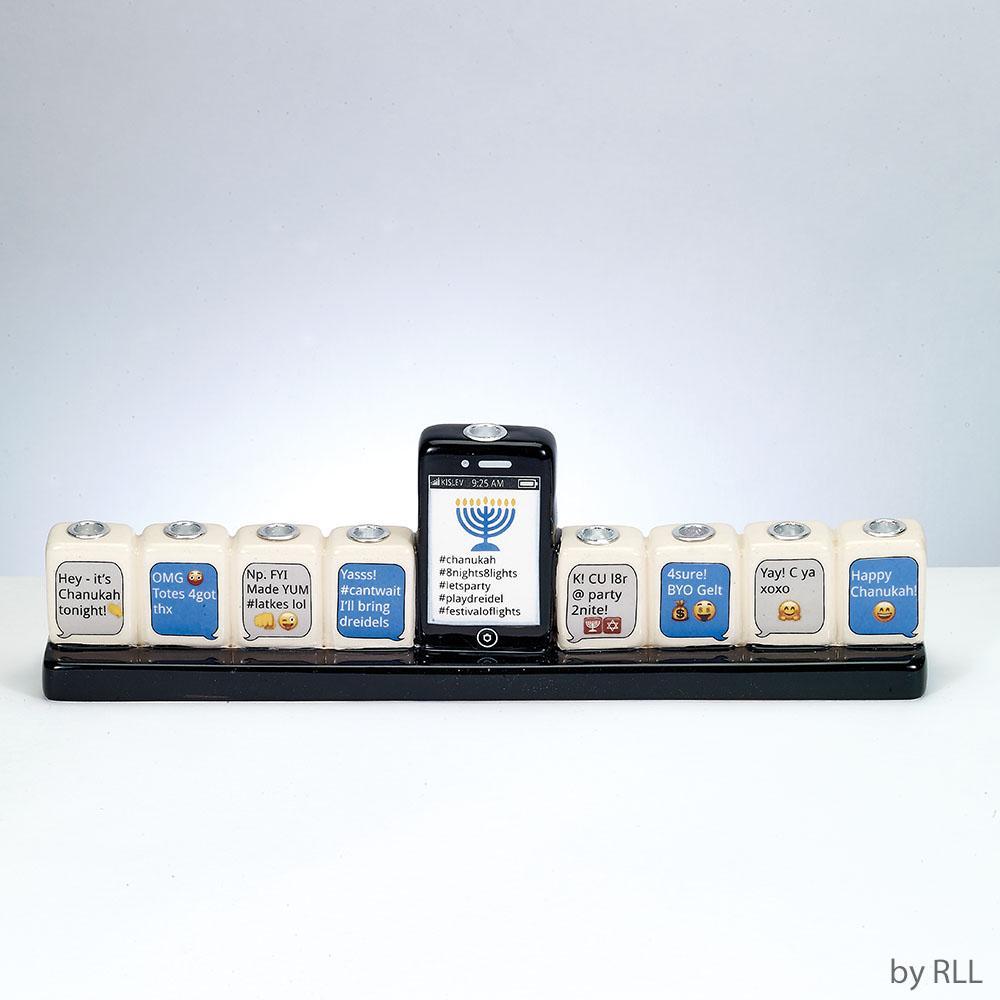 Texting Hand-Painted Menorah、mySite、topwebapps