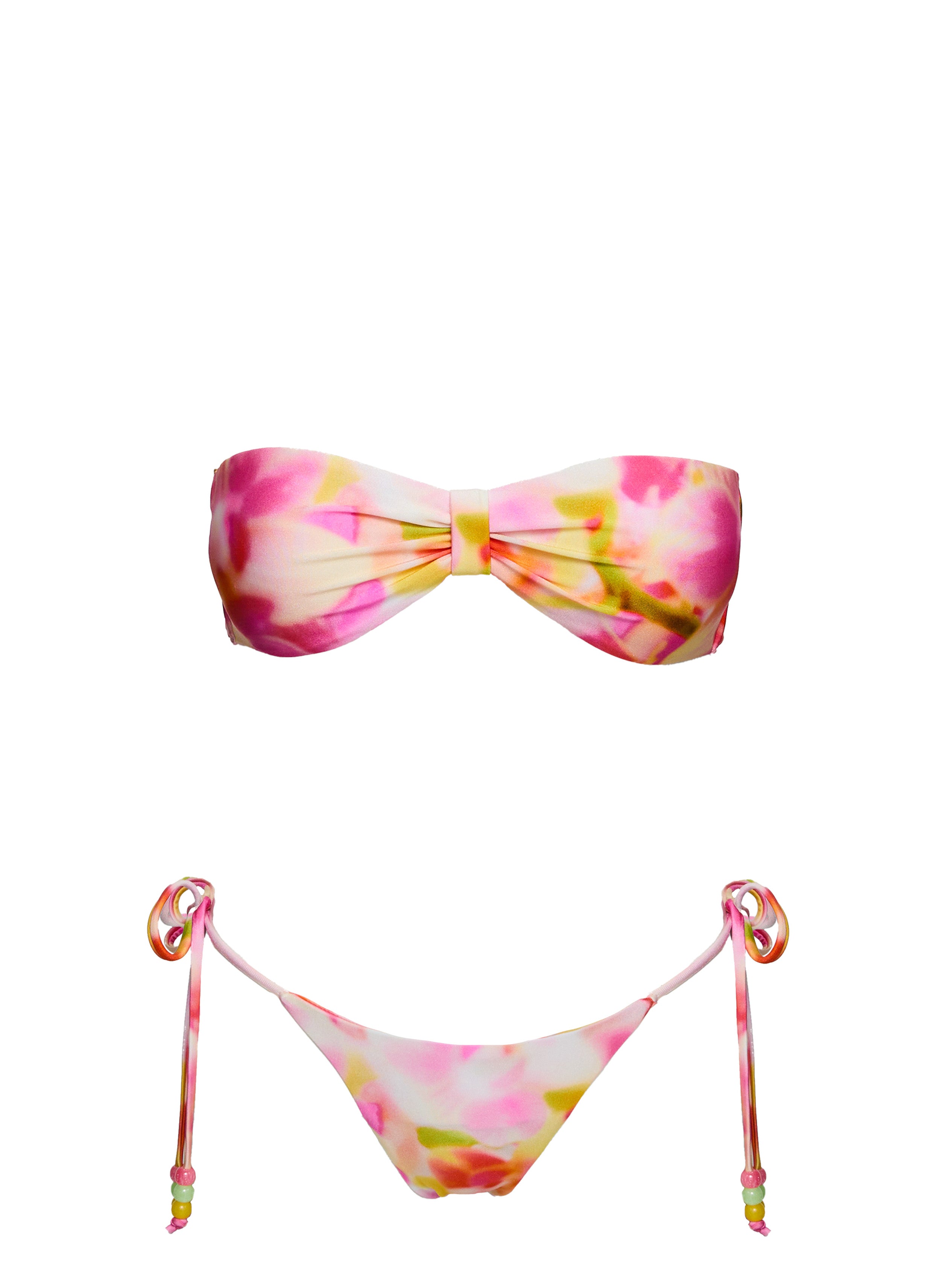 Drench Bikini Bottoms Pink Floral、mySite、solidvoid