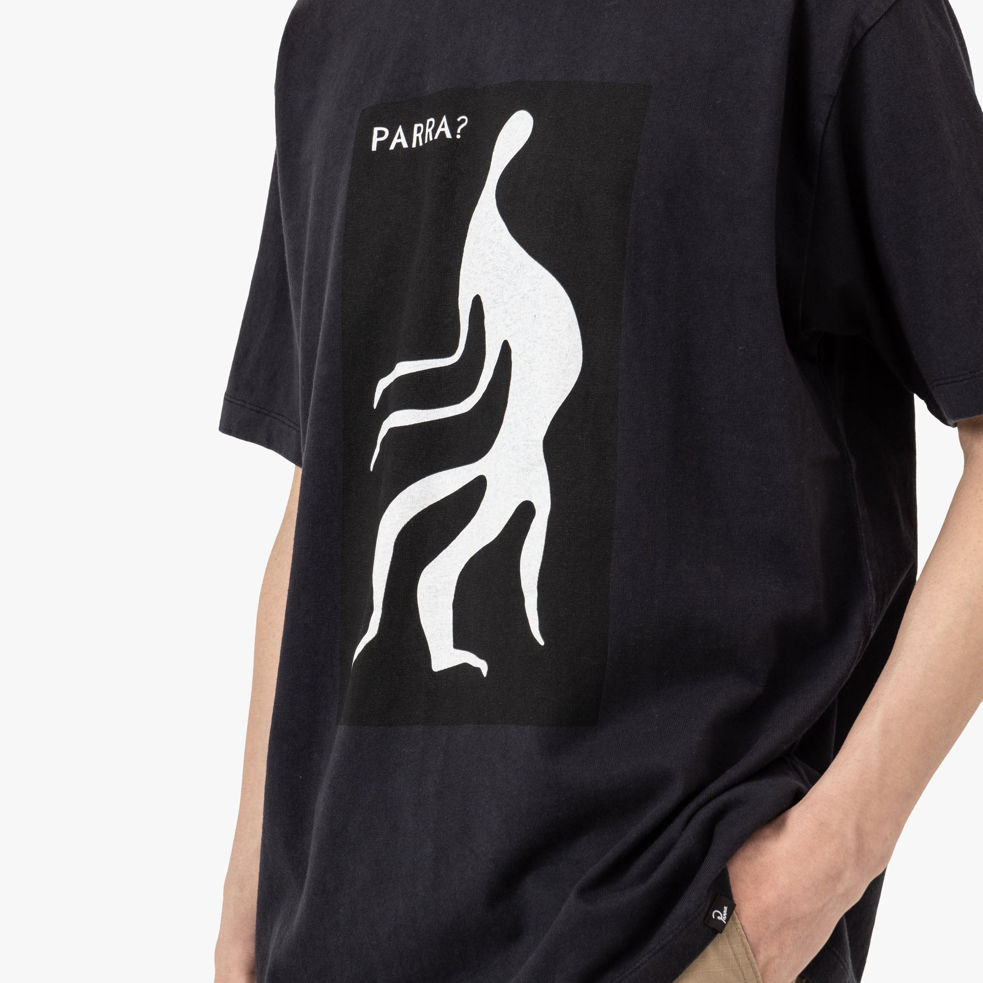  by Parra The Stalker T-Shirt Black、mySite、merchandisen
