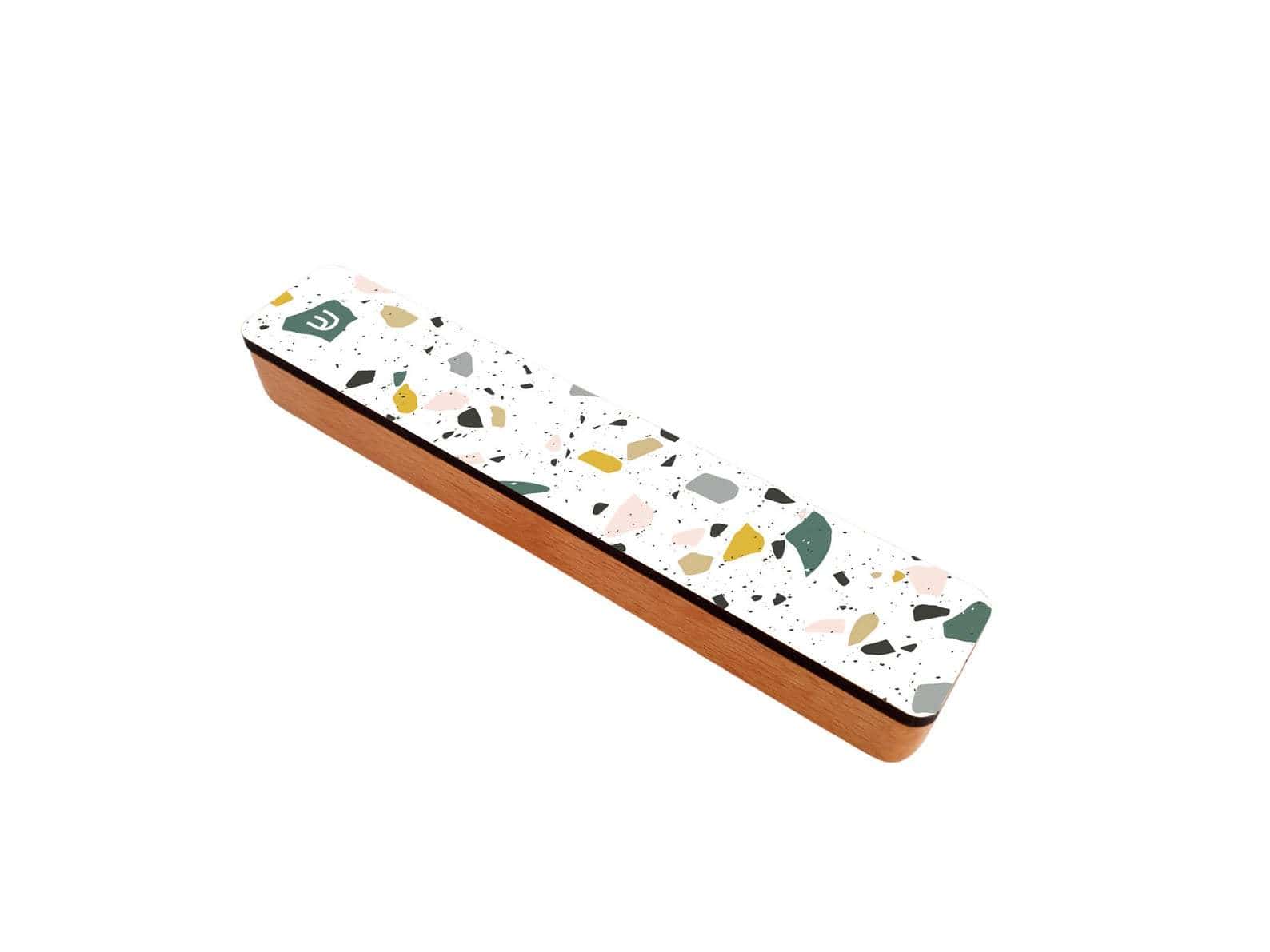 Terrazzo Geometric Mezuzah by Gala Studio - White, Gray or Pink、mySite、topwebapps