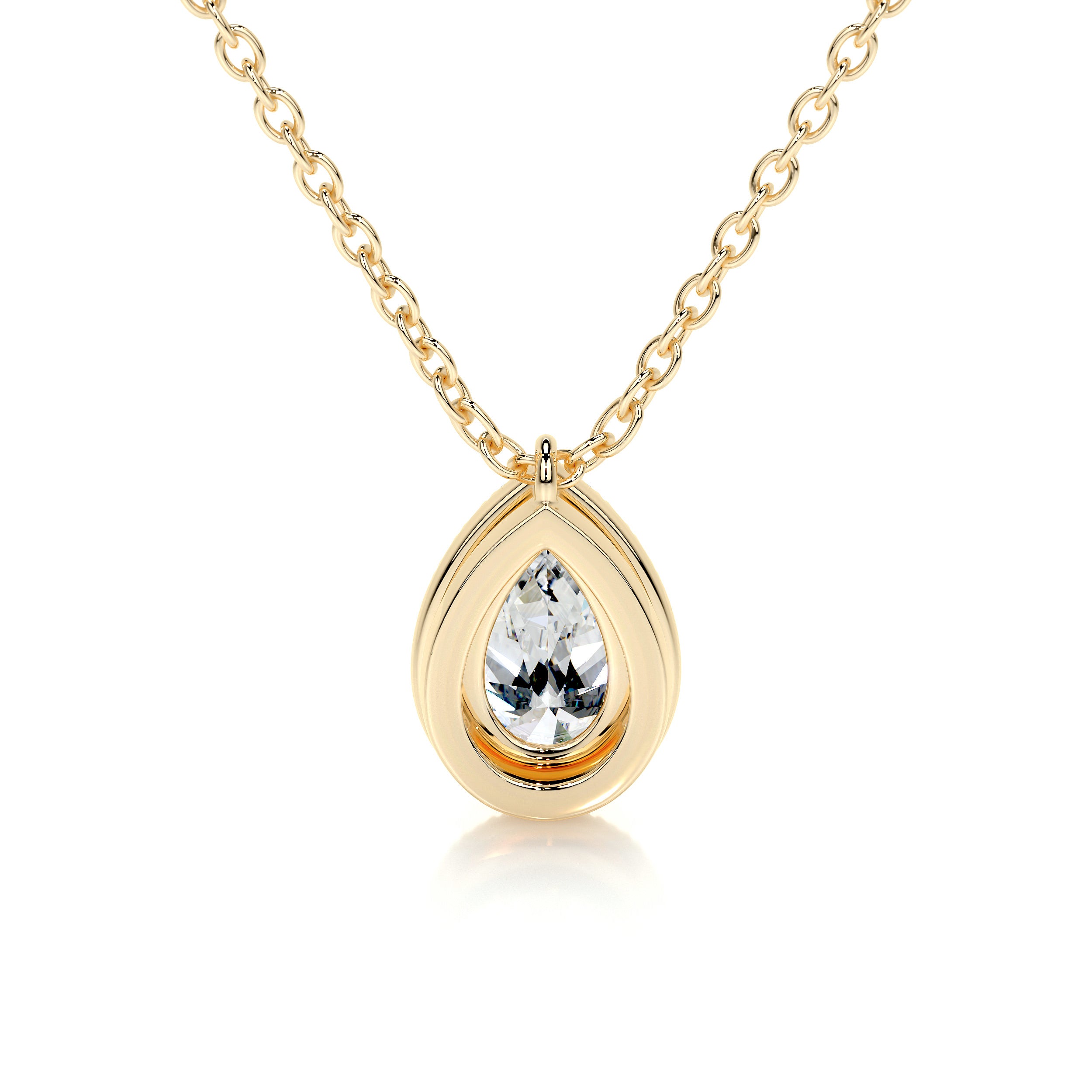 Nancy Diamond Pendant -18K Yellow Gold、mySite、hinf8tx79