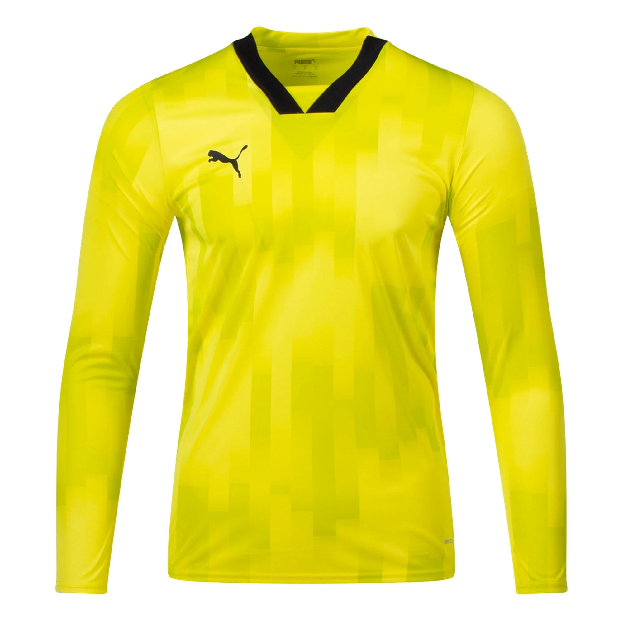PUMA Kids Team Target Goalkeeper Long Sleeve Jersey Fluo Yellow/Black、mySite、bottomscart