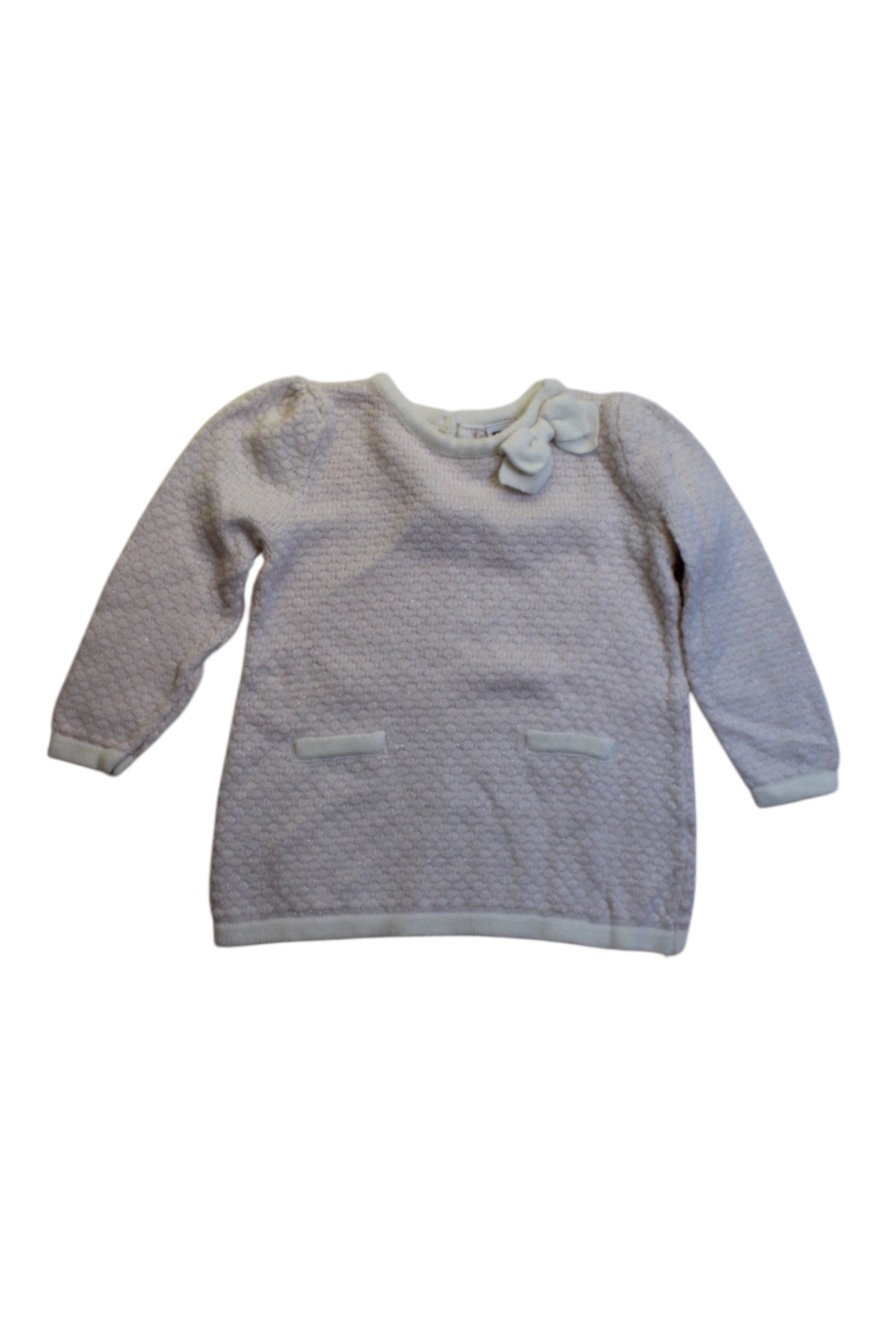 Janie & Jack Bow Detail Sweater Dress 12-18M、mySite、g9winljtr