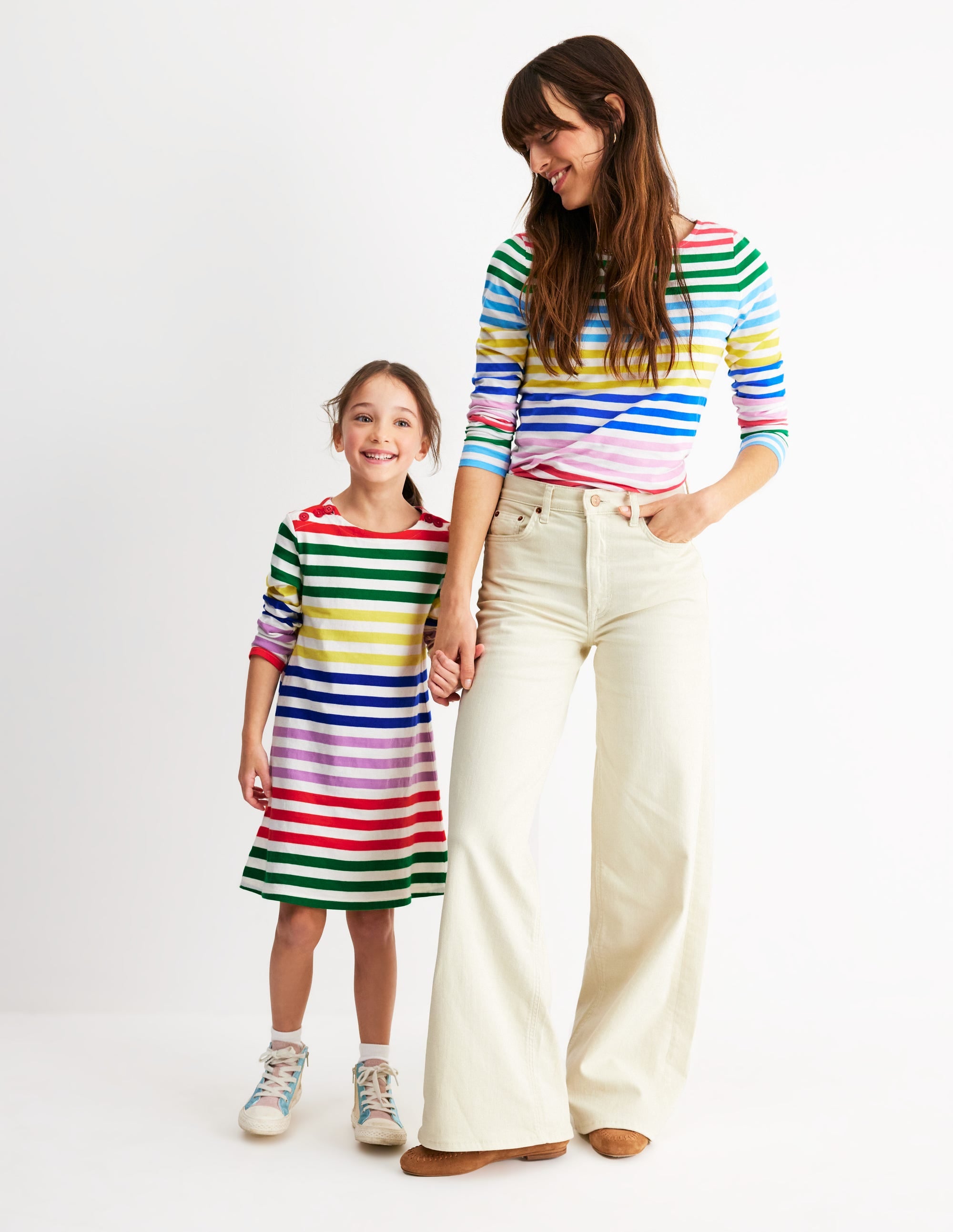  Ella Long Sleeve Breton-Banded Rainbow Stripe、mySite、ashleygrahame