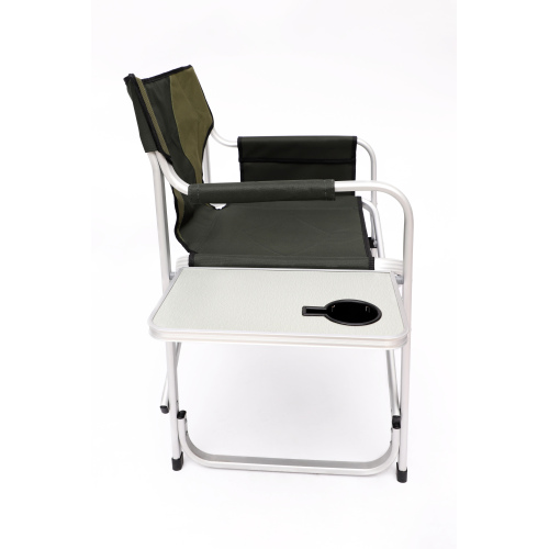  2-piece Padded Folding Outdoor Chair with Side Table and Storage Pockets,Lightweight Oversized Directors Chair for indoor, Outdoor Camping, Picnics and Fishing,Green、、yumabirdnaturehistoryfestival