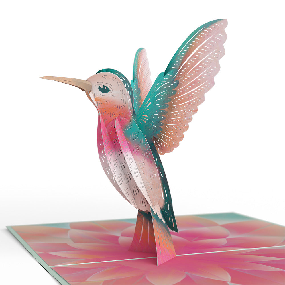 Lovely Hummingbird Pop-Up Card、mySite、solidvoid