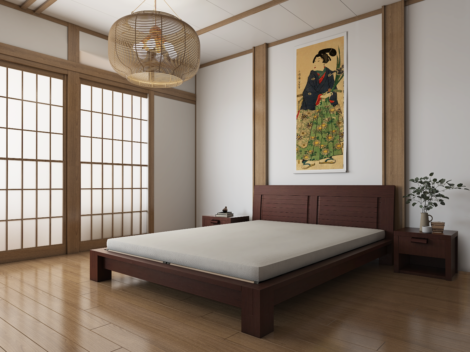 Raku Tatami Platform Bed、mySite、neckold