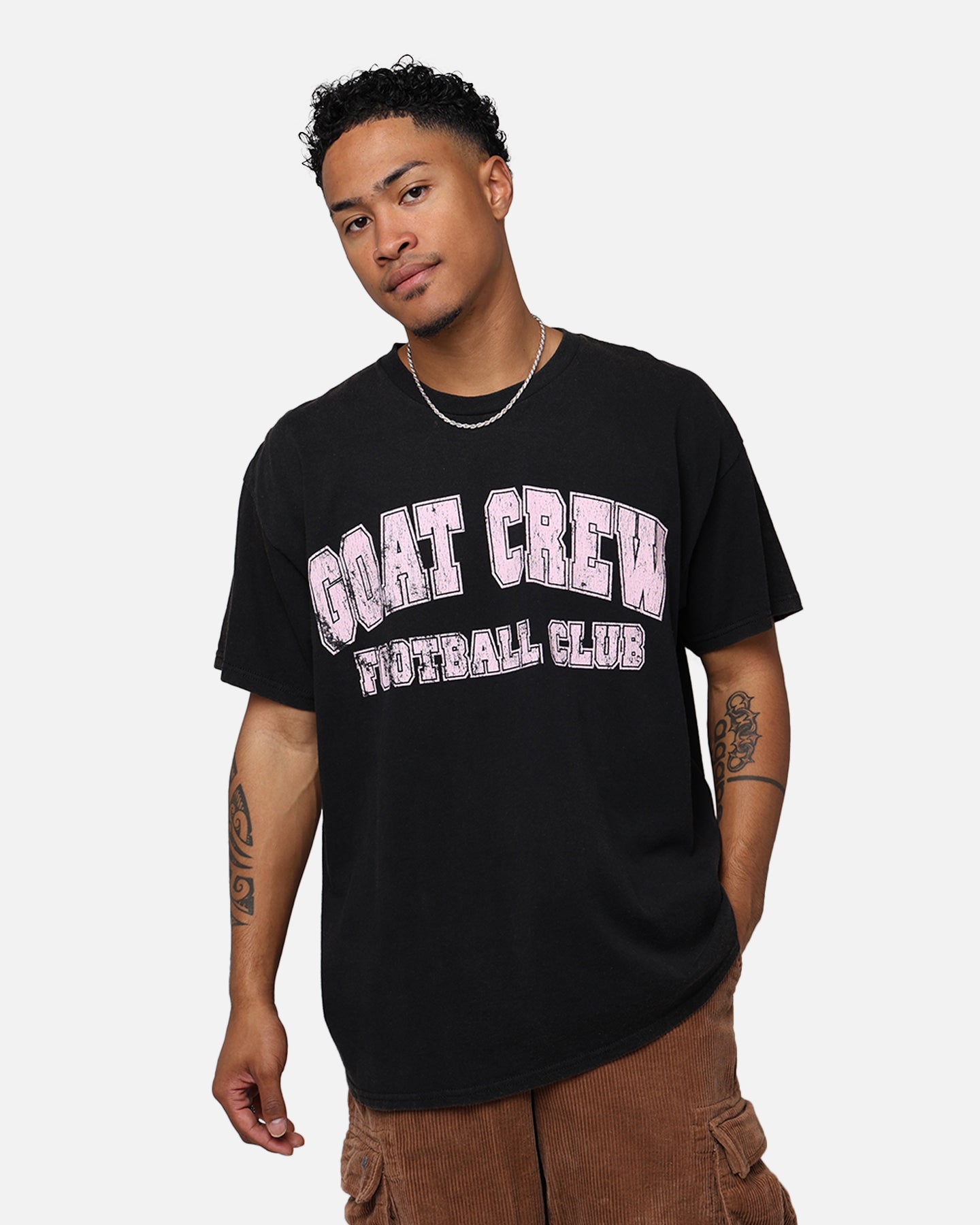 Goat Crew Football Club 10 T-Shirt Black Wash、mySite、zt4zffjzw