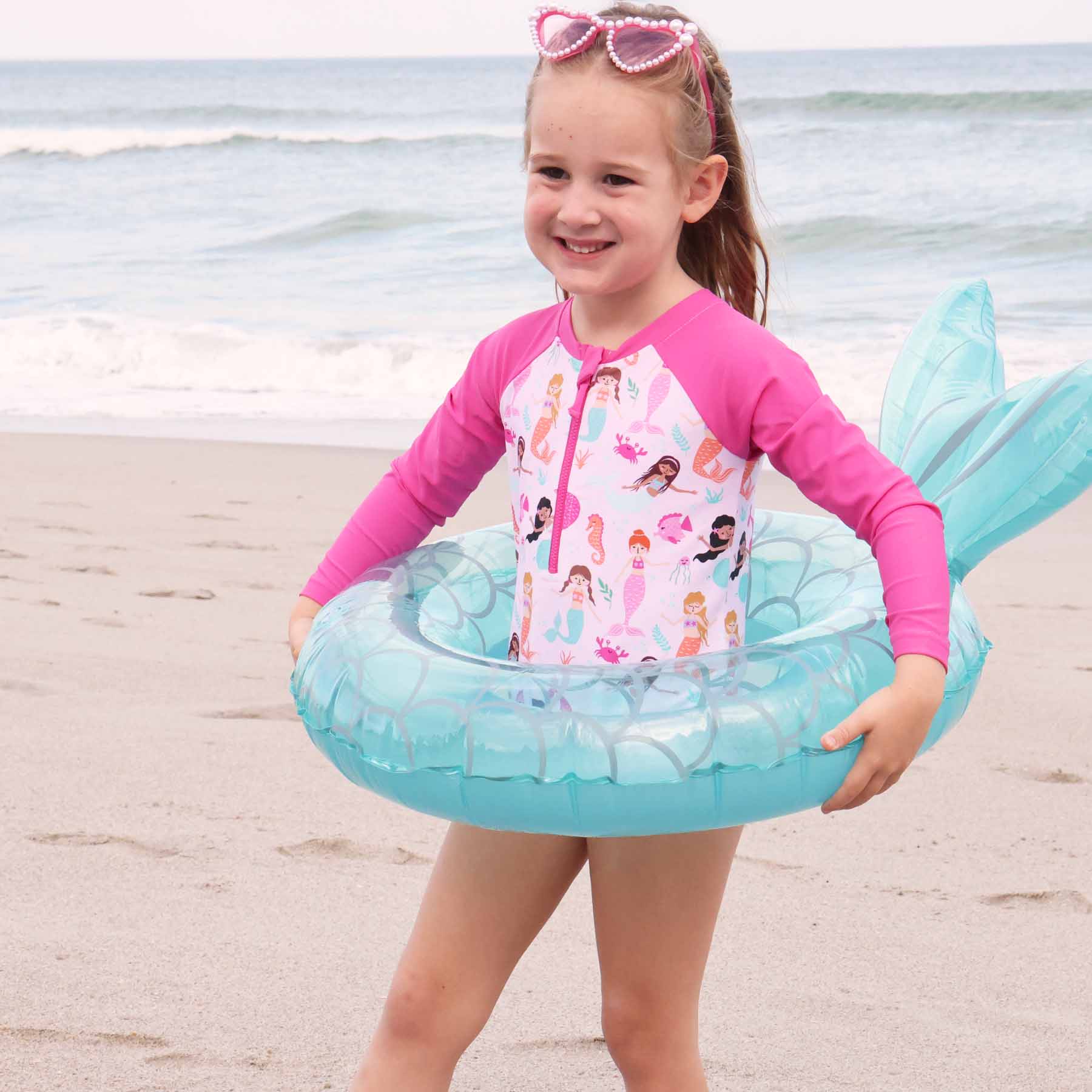  Long Sleeve Rash Guard with Front Zipper | Under The Sea、mySite、layawaytickets