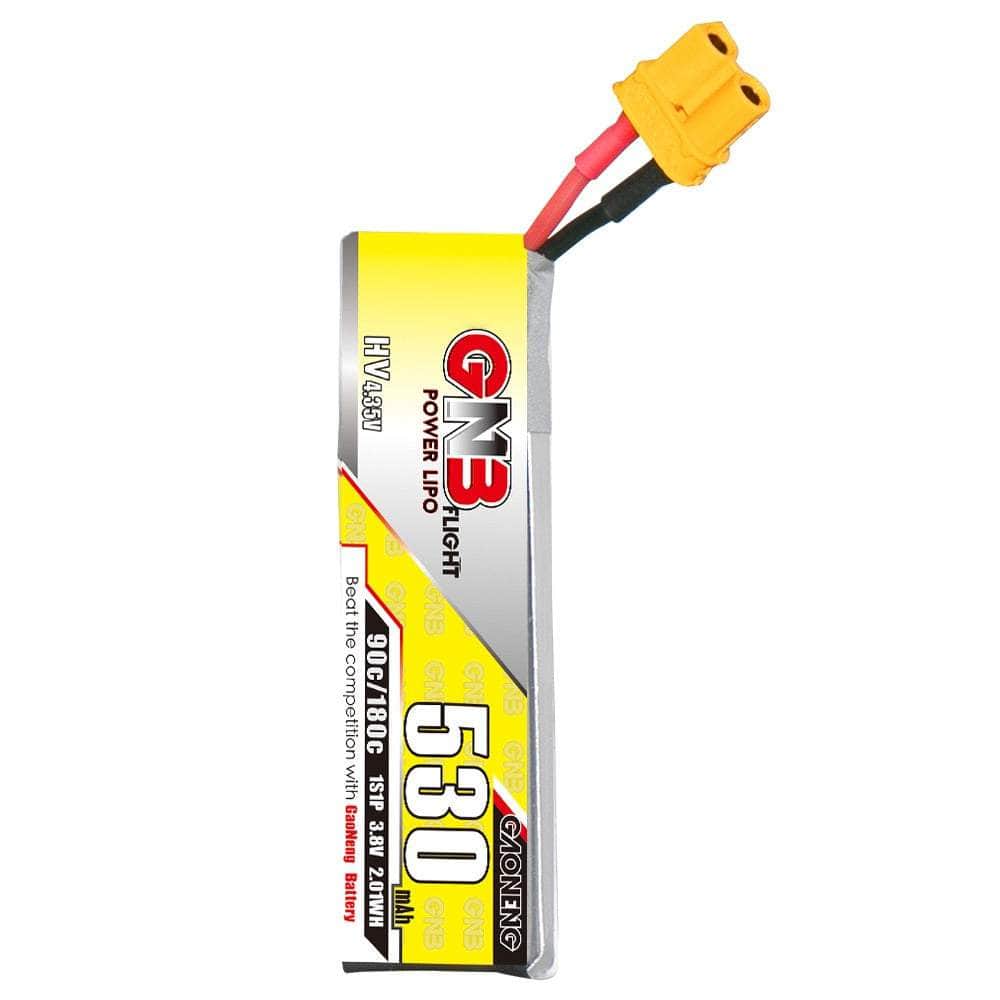  Gaoneng GNB 3.8V 1S 530mAh 90C LiHV Whoop/Micro Battery - XT30、mySite、merchandisen