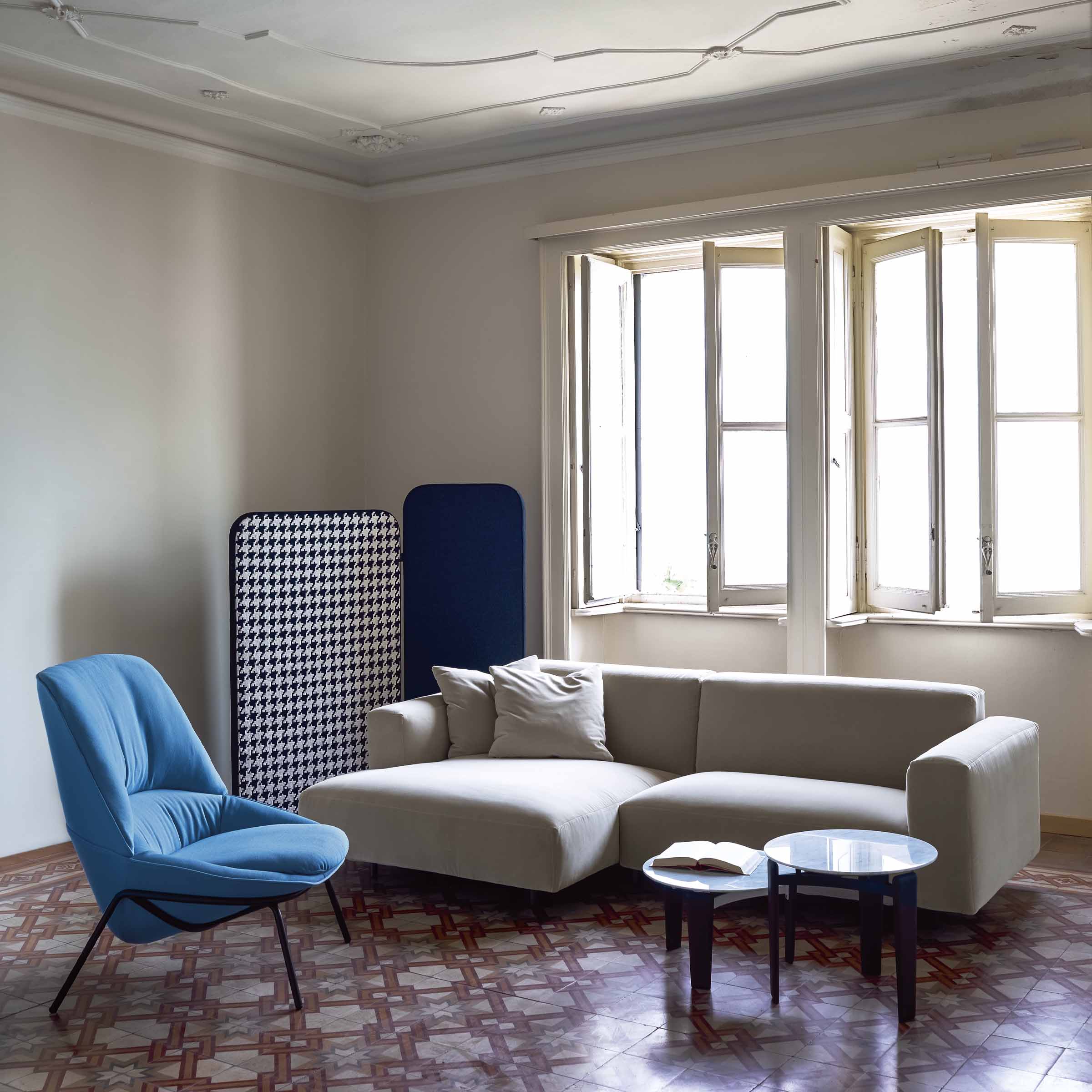 Sectional Sofa CLAUDINE Wood Details by Claesson Koivisto Rune for Arflex、mySite、neckold