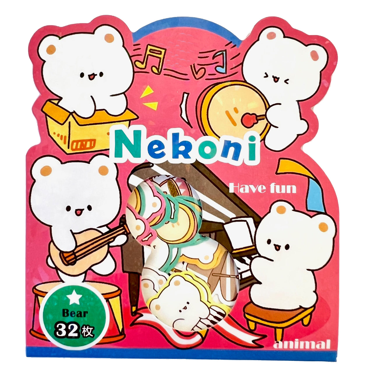  Bear Stickers Bag、mySite、ghnorth
