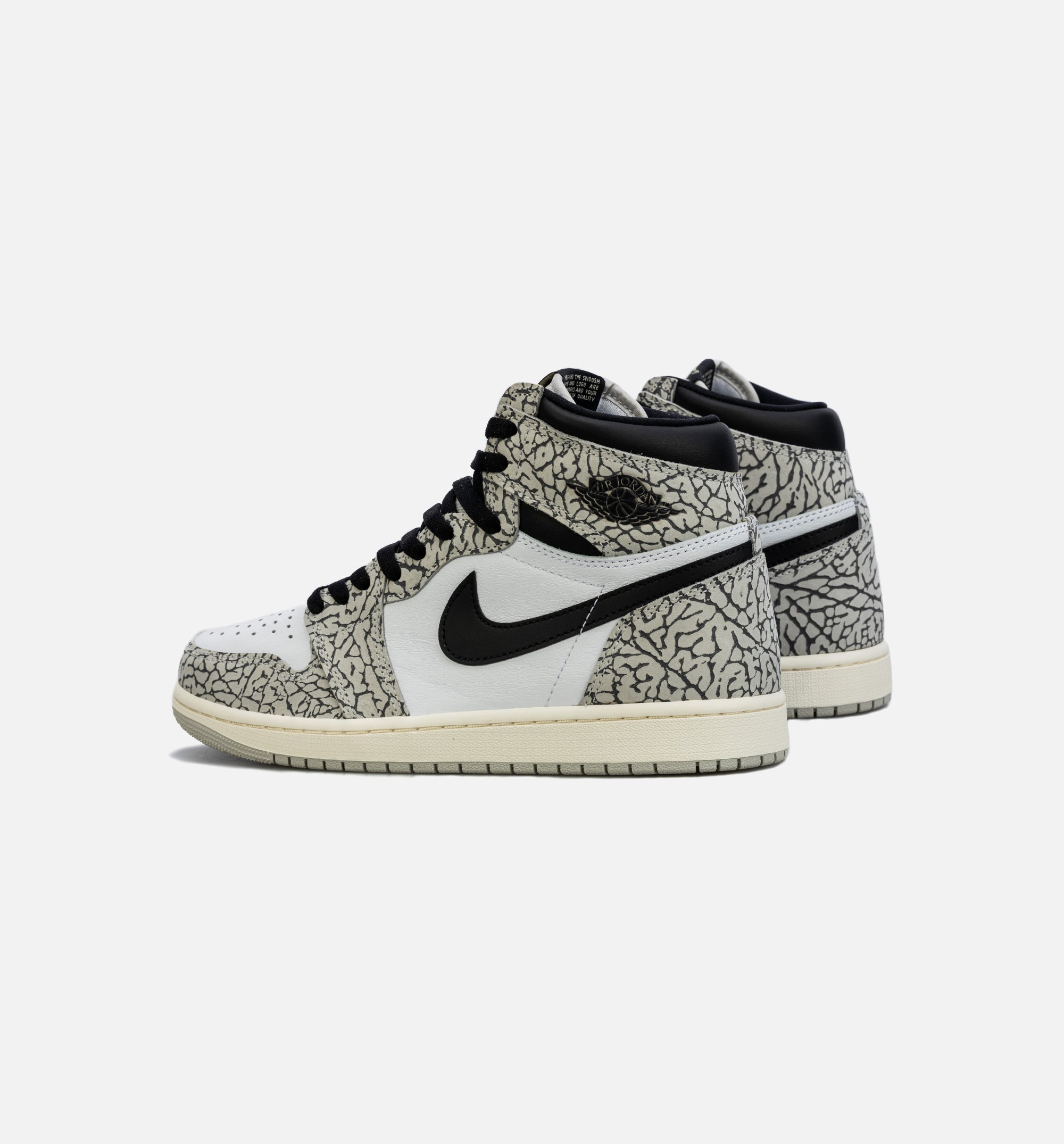 Air Jordan 1 Retro White Cement Mens Lifestyle Shoe - White/Grey、mySite、dreamappss