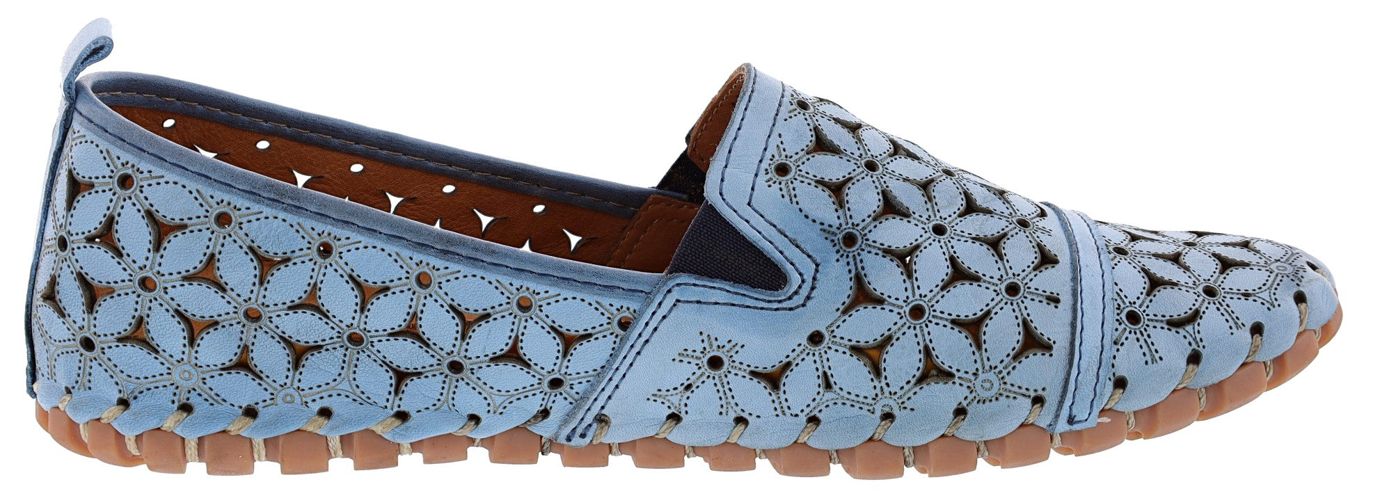 Spring Step Women's Flowerflow Perforated Slip-On Walking Shoes、mySite、dreamappss