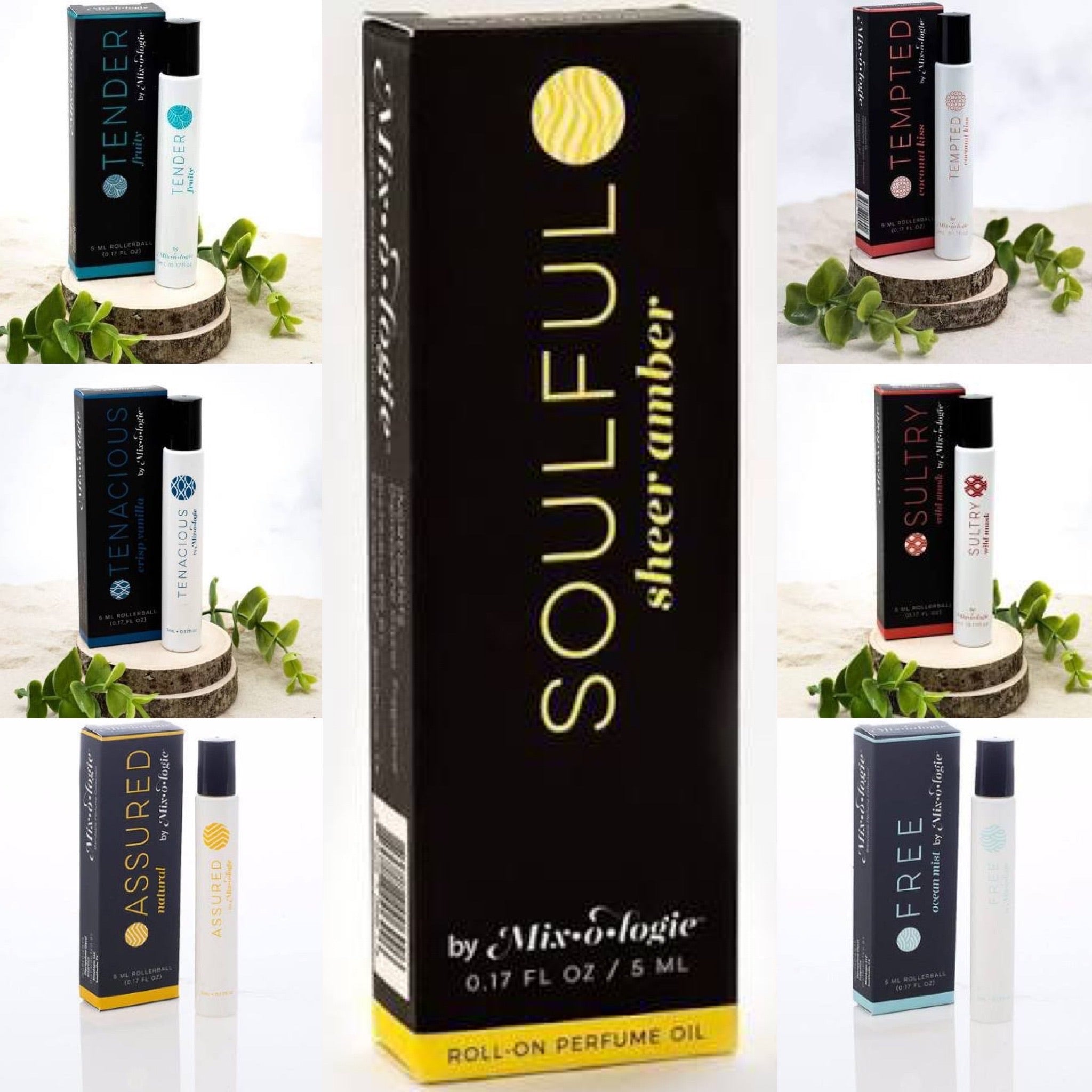 Mixologie Roll-On Perfumes - 7 Scents、mySite、garagedoors4me