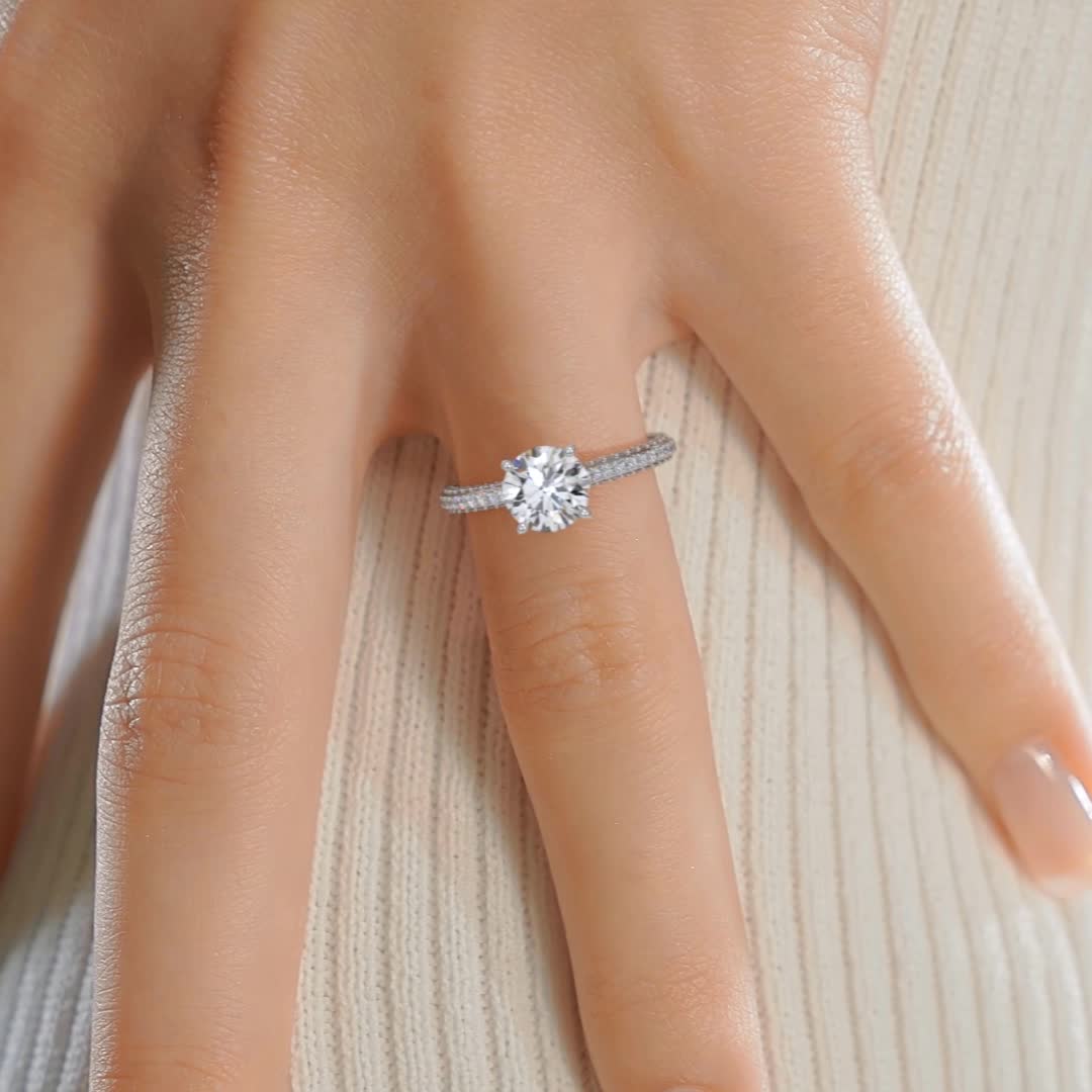 Michaela Diamond Engagement Ring -14K White Gold、mySite、hinf8tx79